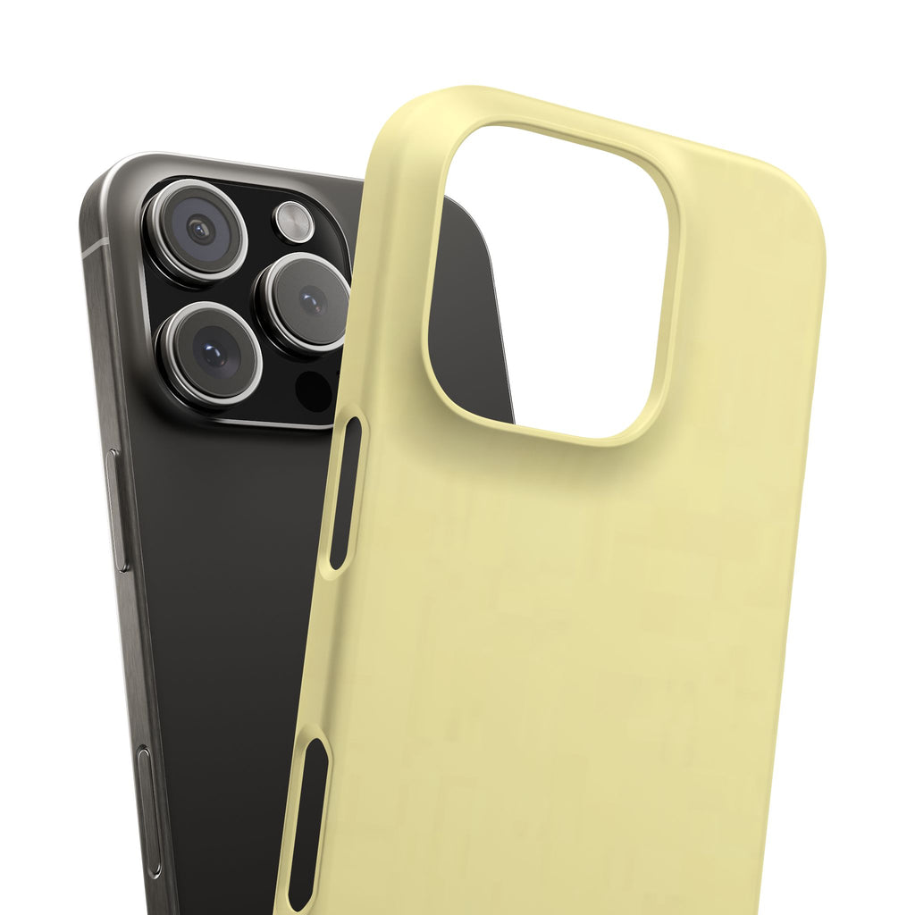 Pale Yellow Snap Phone Case