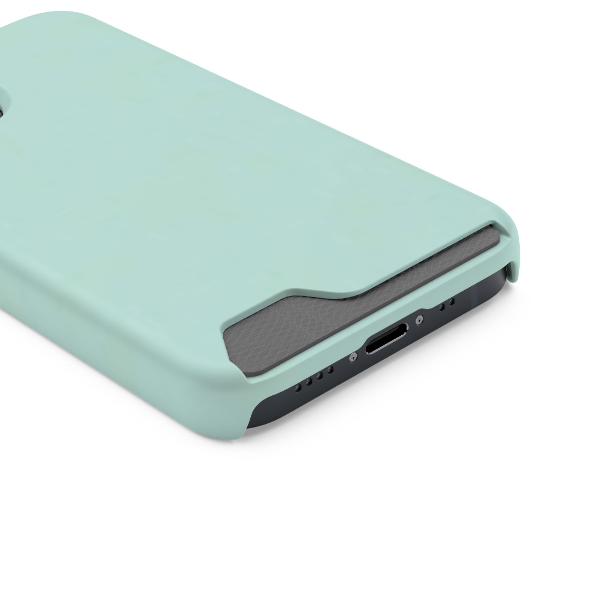 Light Mint Card Holder Phone Case