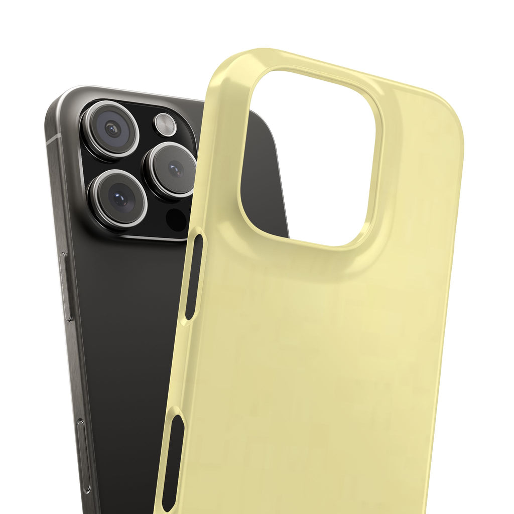 Pale Yellow Snap Phone Case