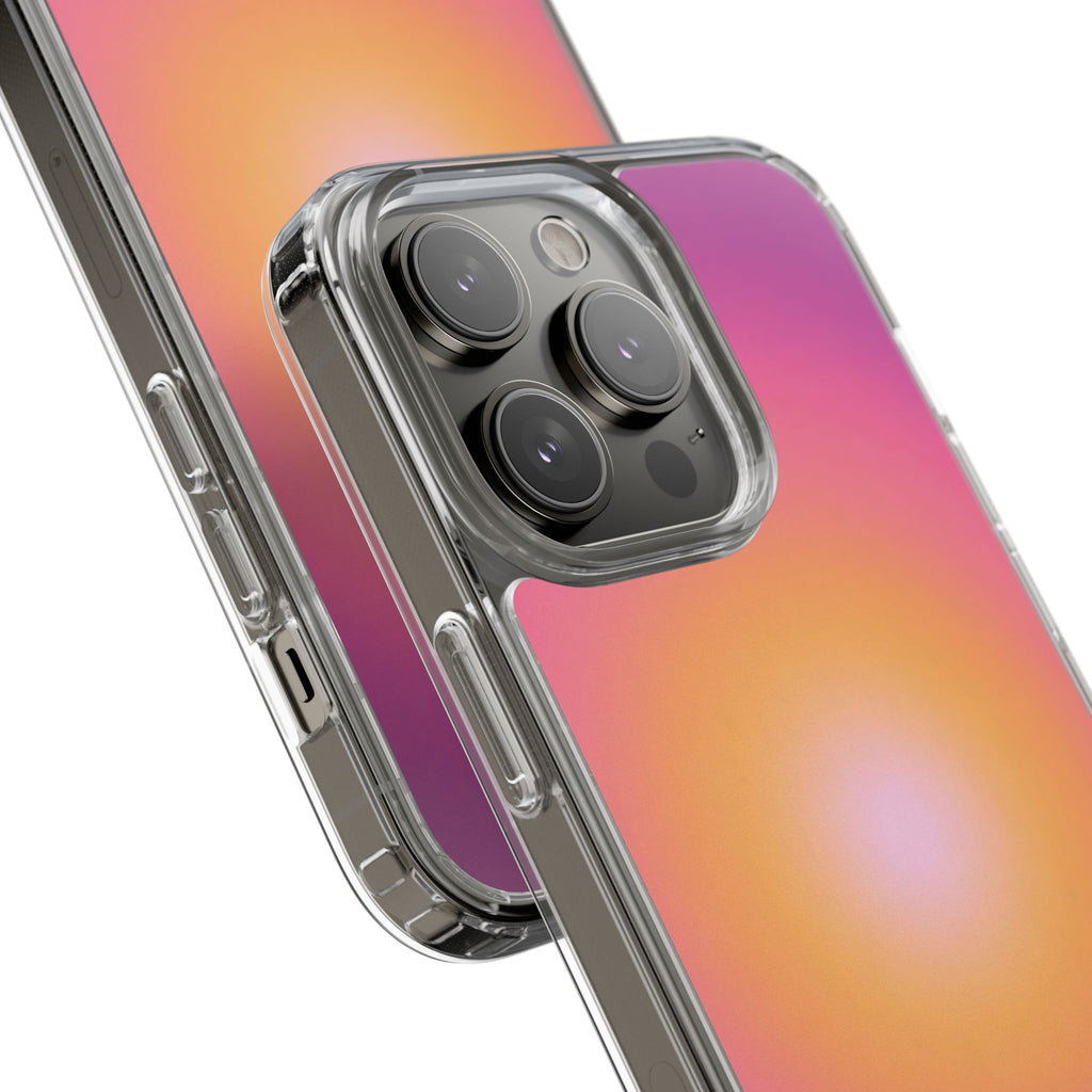 Sunset Gradient Clear Protective Cover