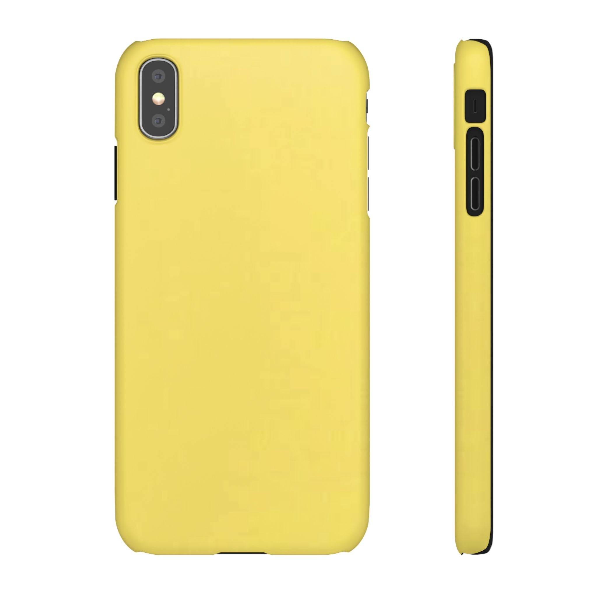 Yellow Snap Phone Case