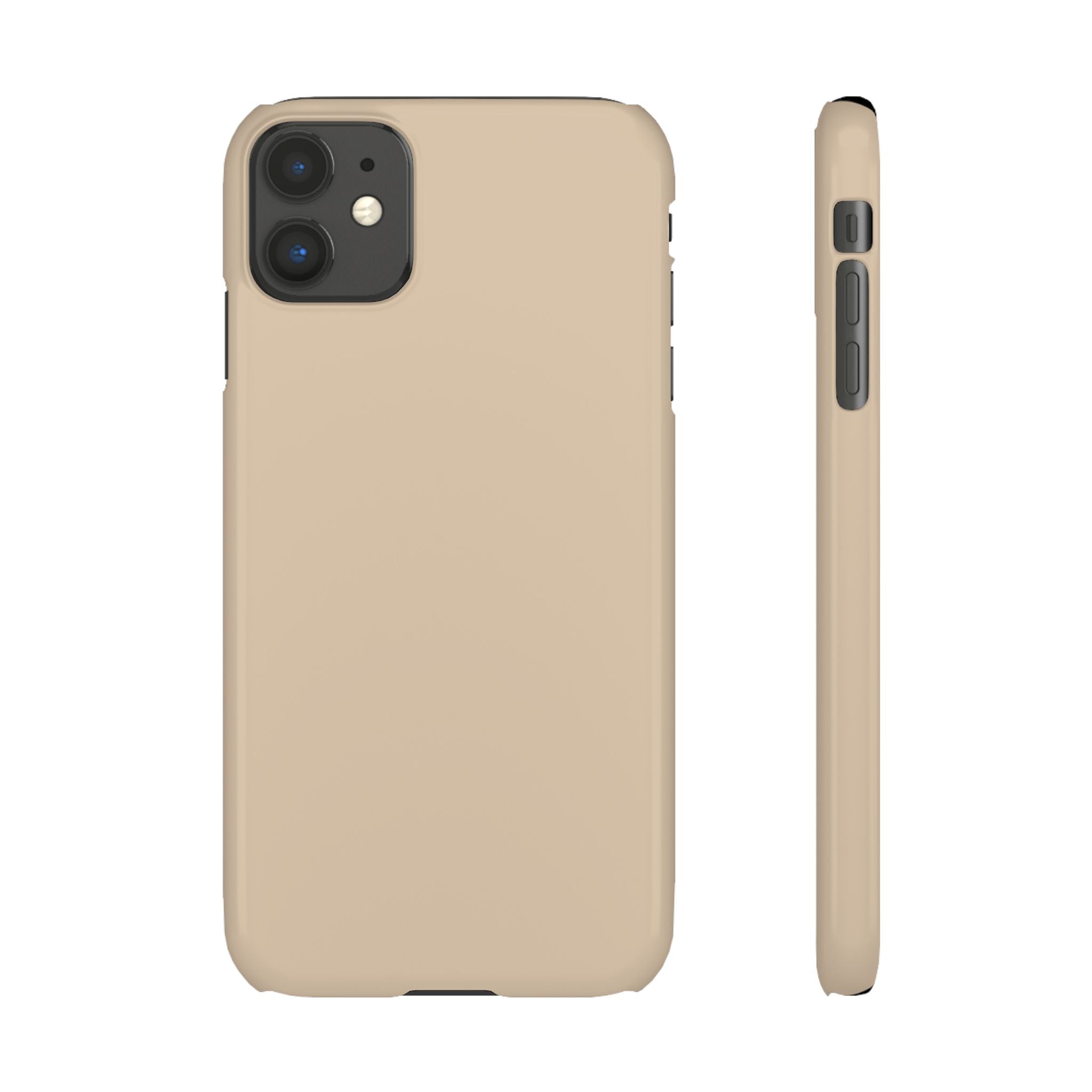 Beige Snap Phone Case