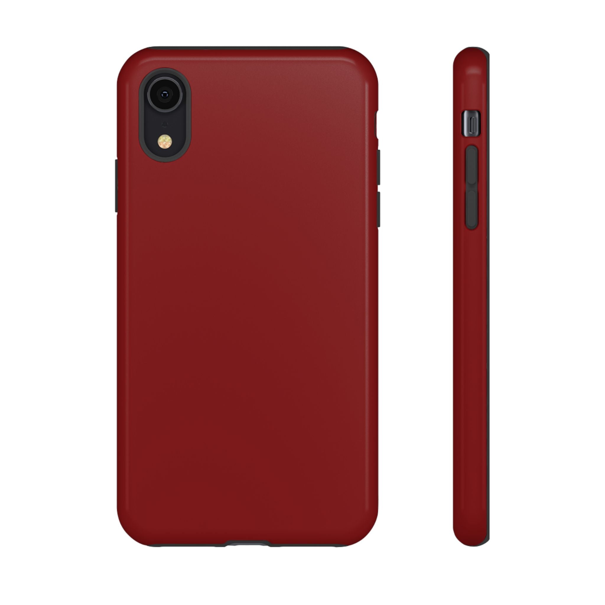 Dark Red Protective Phone Case