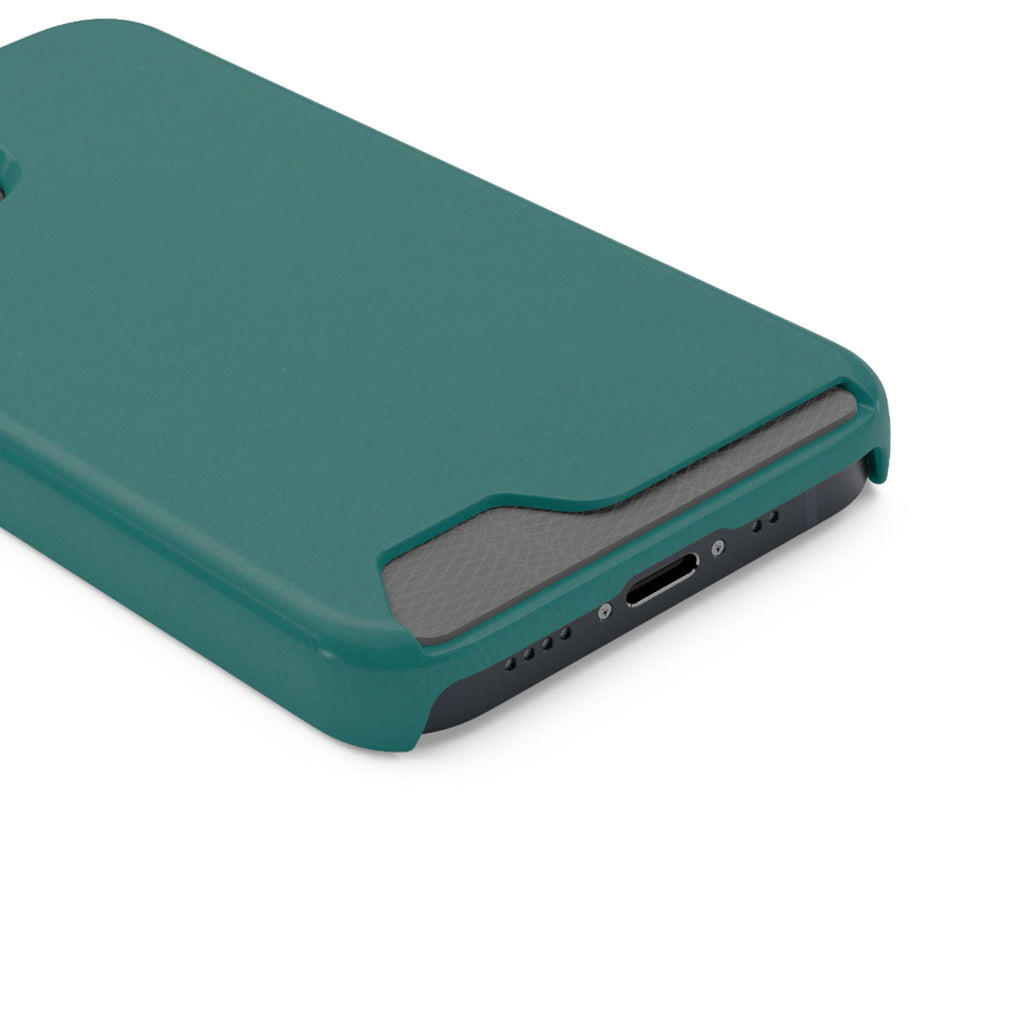 Sea Green Card Holder Phone Case