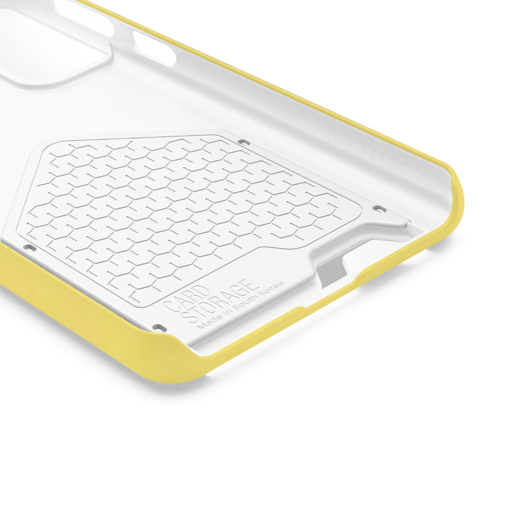 Yellow Card-Holder Phone Case