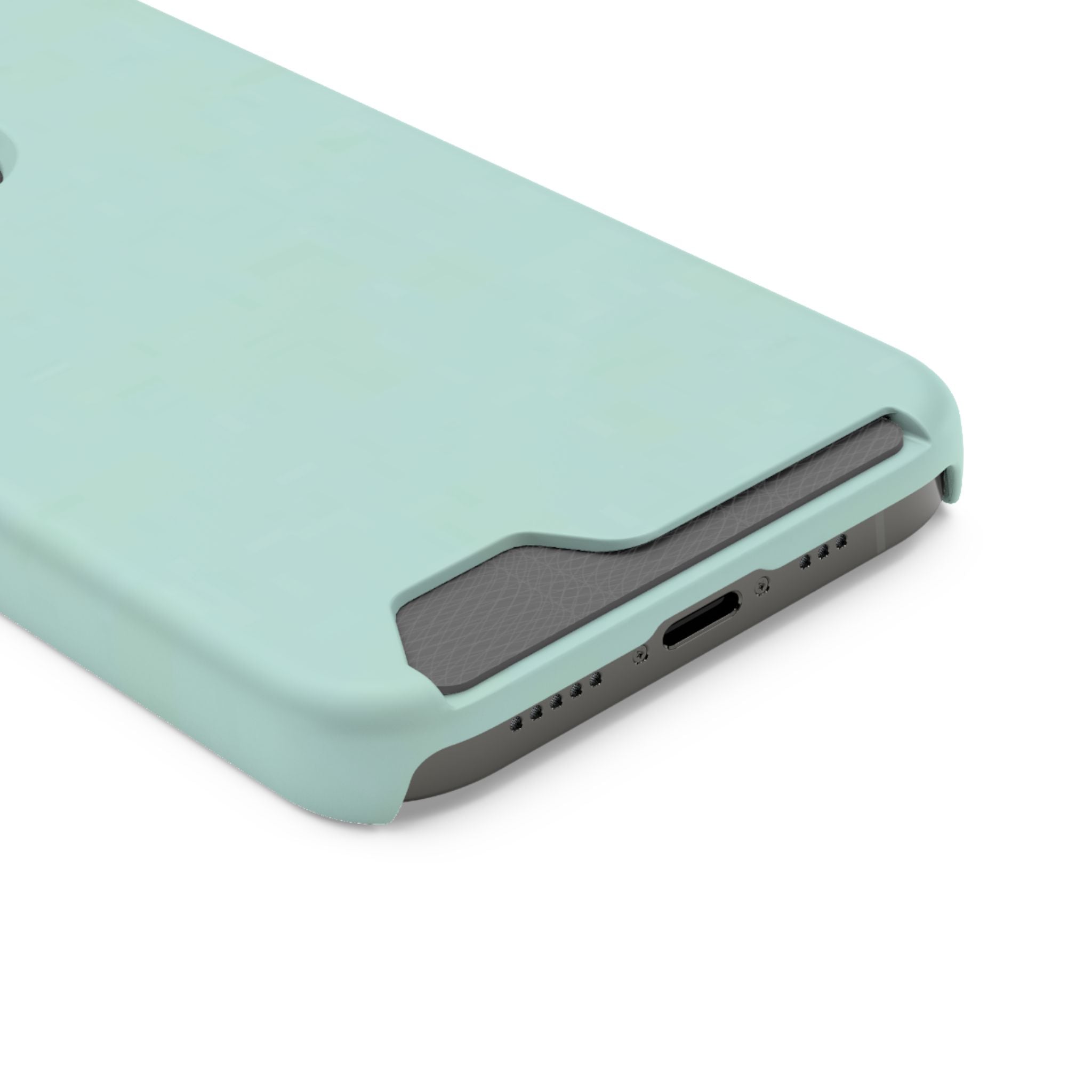 Light Mint Card Holder Phone Case