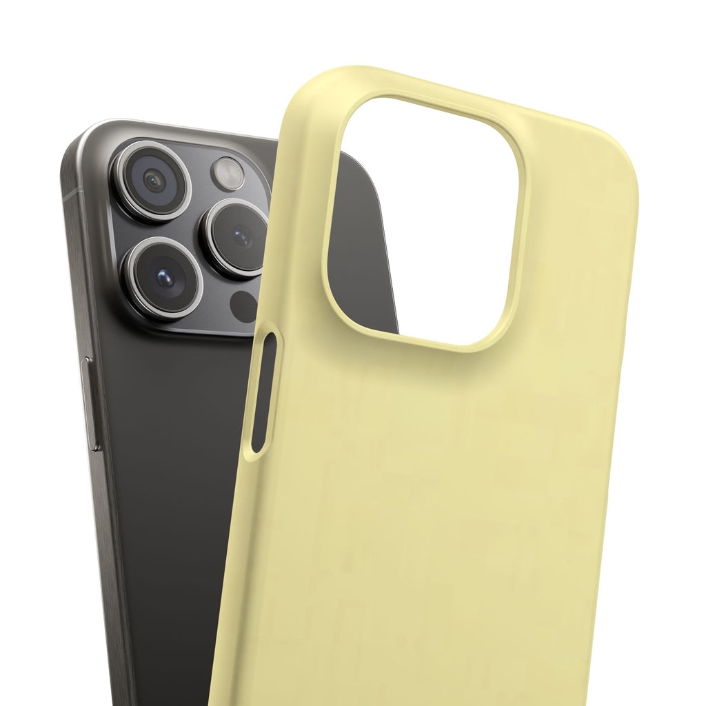 Pale Yellow Snap Phone Case