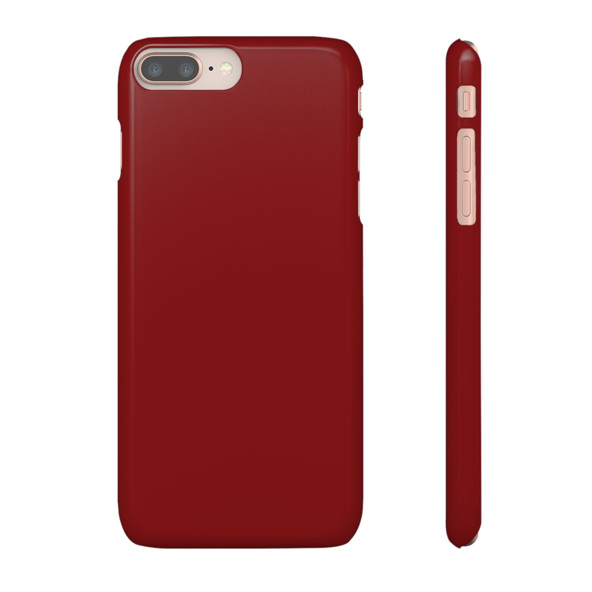 Dark Red Snap Phone Case