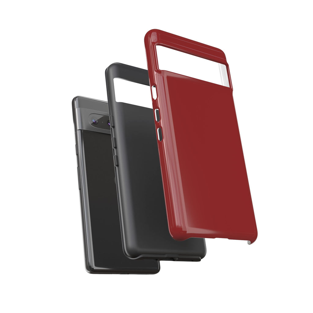 Dark Red Protective Phone Case