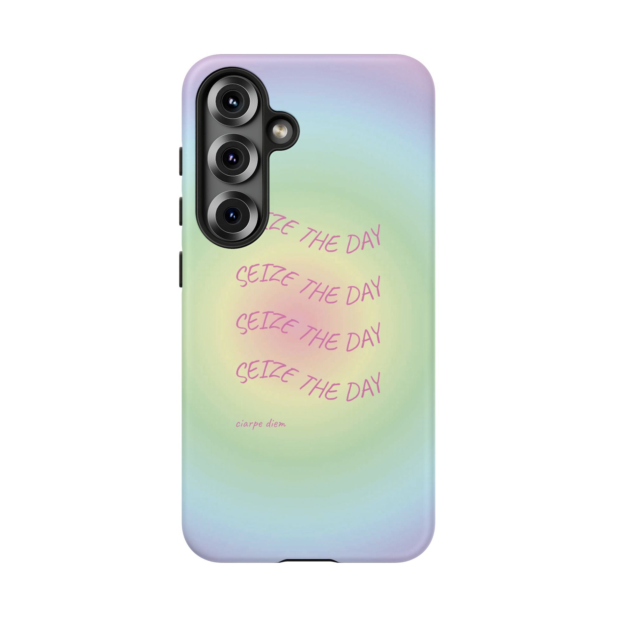 Bermuda Halo Seize The Day Pastel Gradient Tough Phone Case