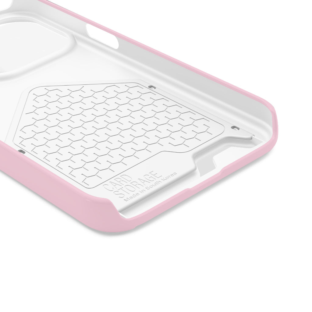 Pale Pink Card-Holder Phone Case