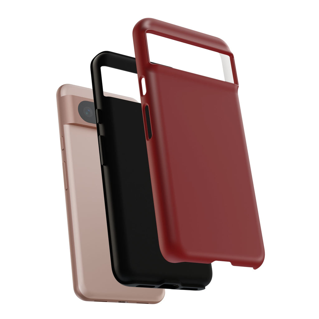 Dark Red Protective Phone Case