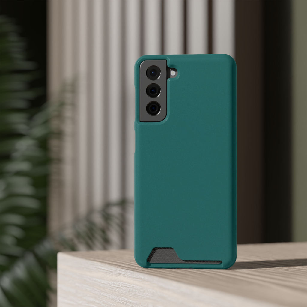 Sea Green Card Holder Phone Case