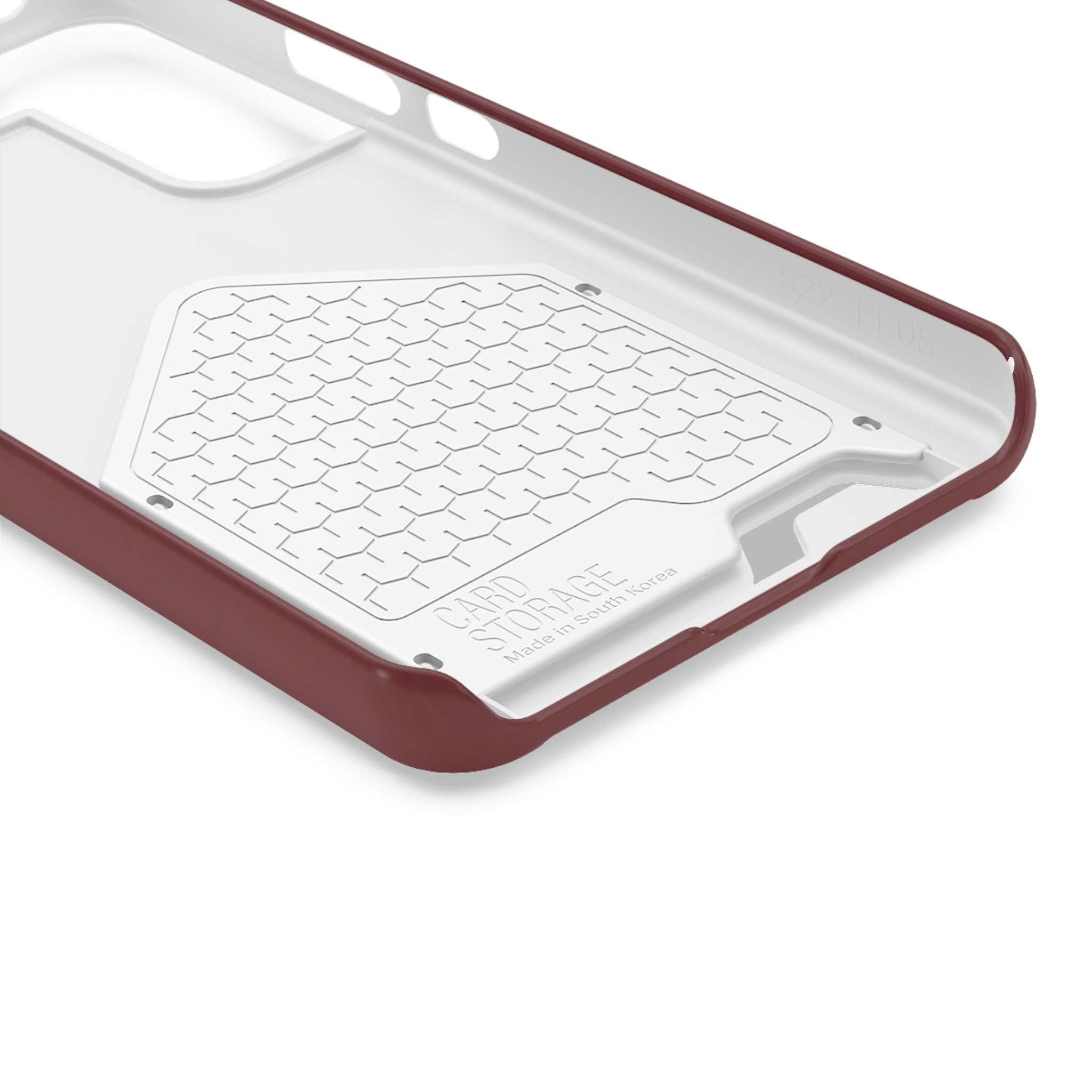 Dark Cherry Card Holder Phone Case