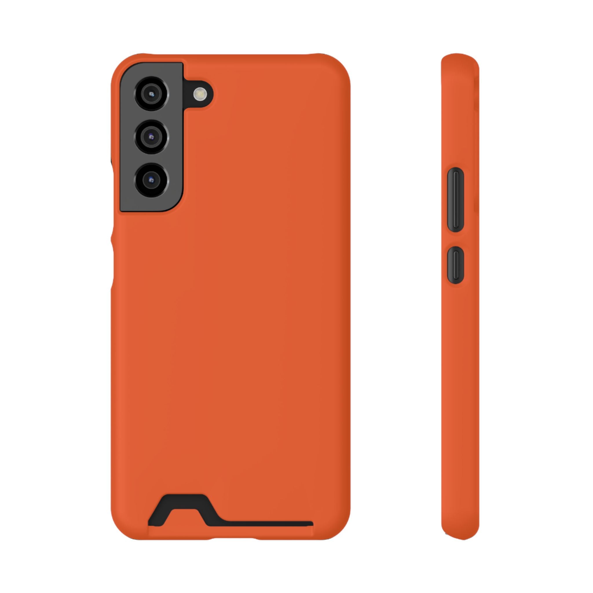Orange Card-Holder Phone Case