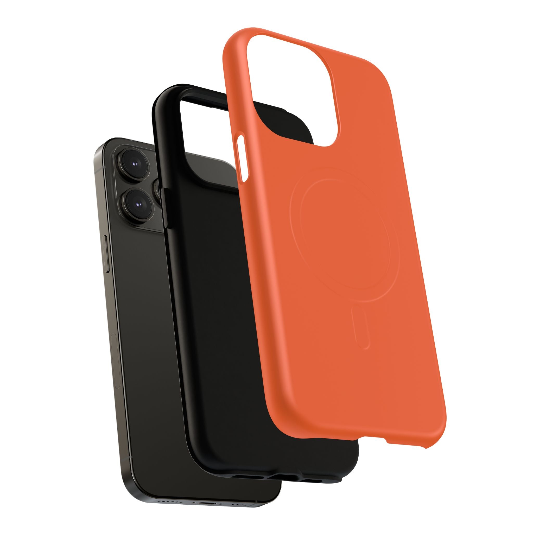 Orange MagSafe Protective Phone Case