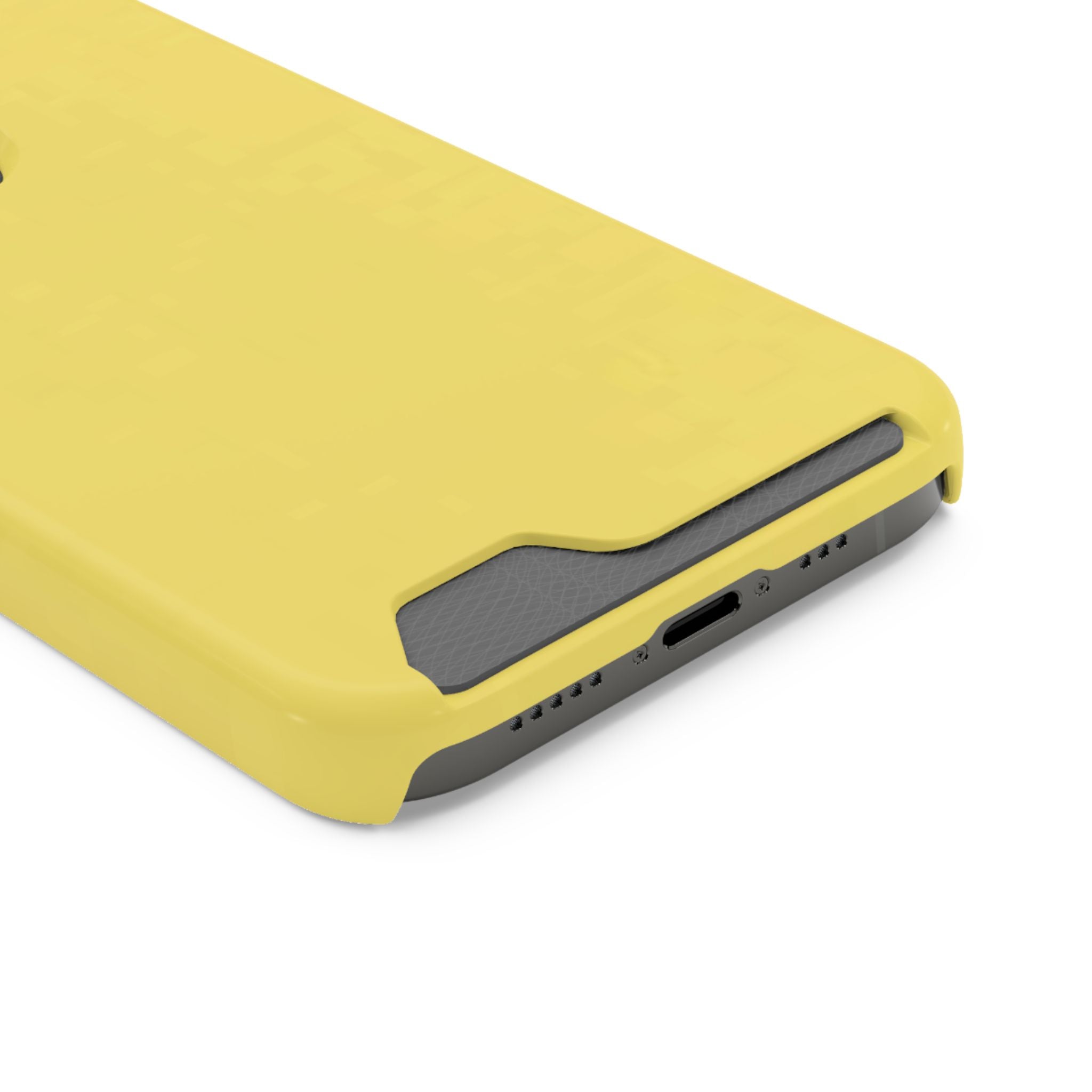 Yellow Card-Holder Phone Case