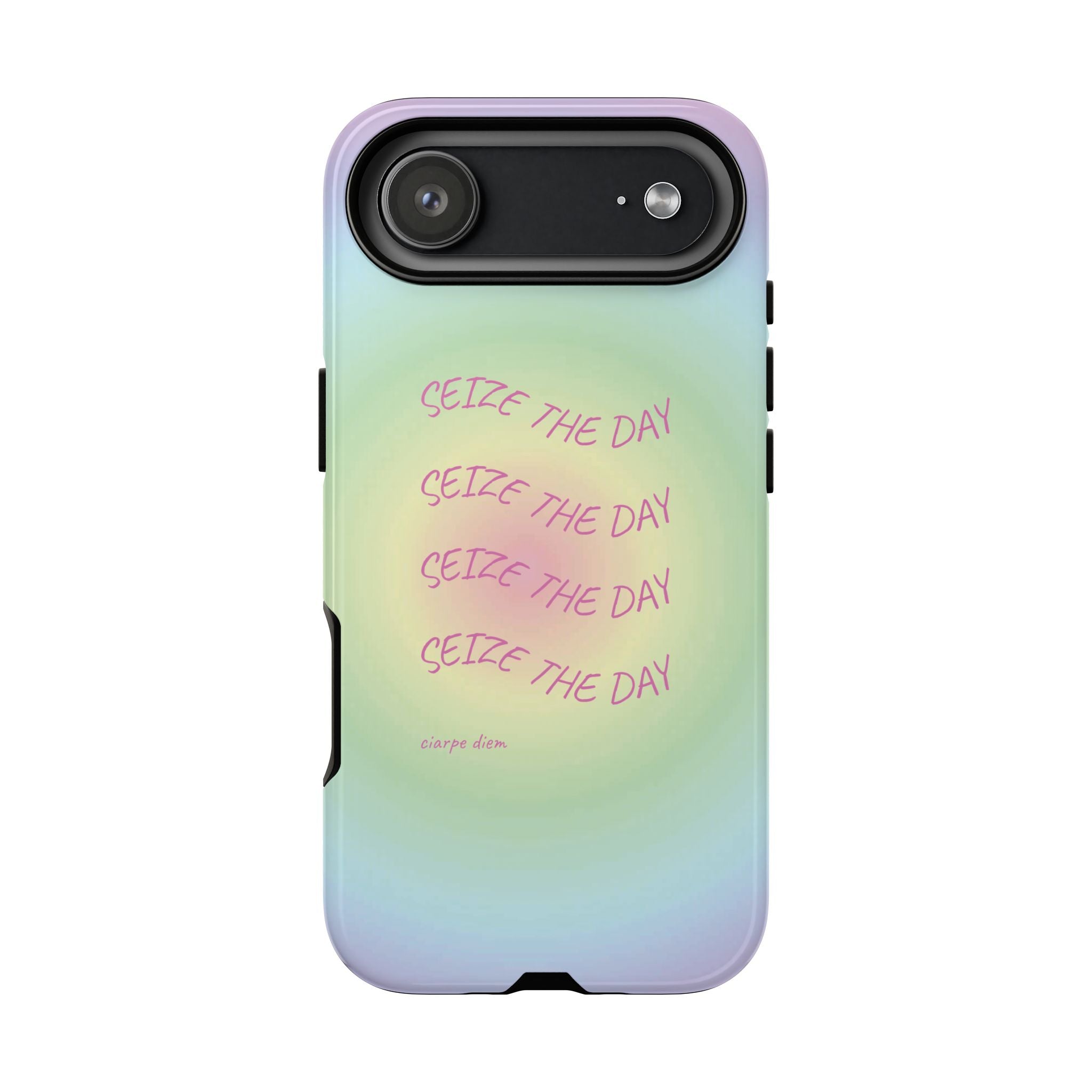 Bermuda Halo Seize The Day Pastel Gradient Tough Phone Case