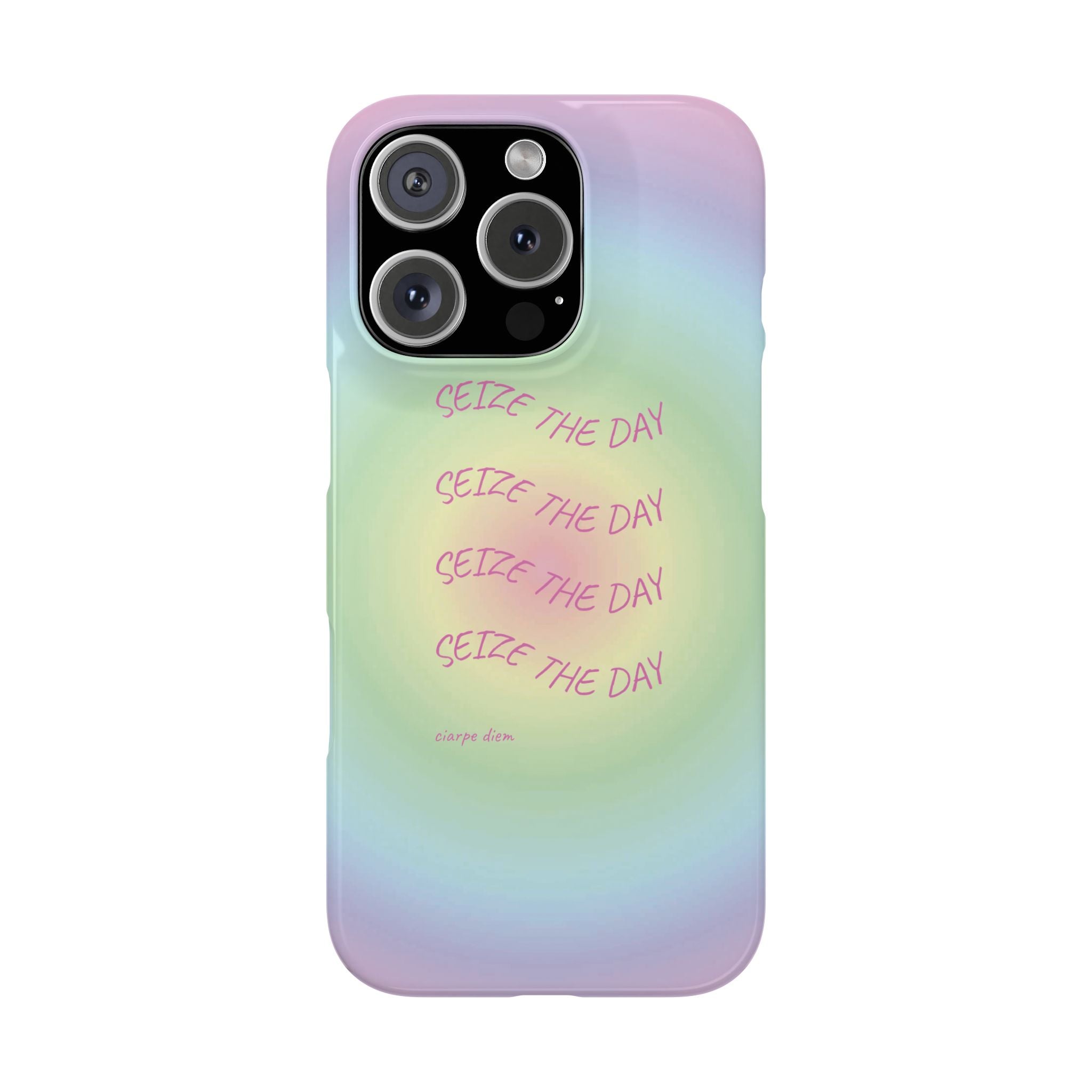 Carpe Diem Bermuda Halo Gradient Snap Phone Case