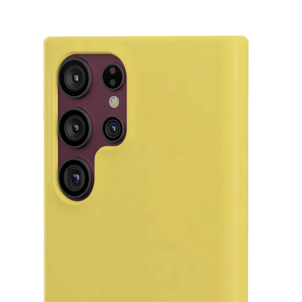 Yellow Snap Phone Case