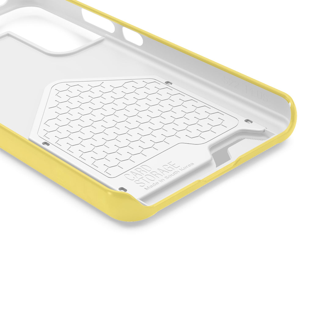 Yellow Card-Holder Phone Case