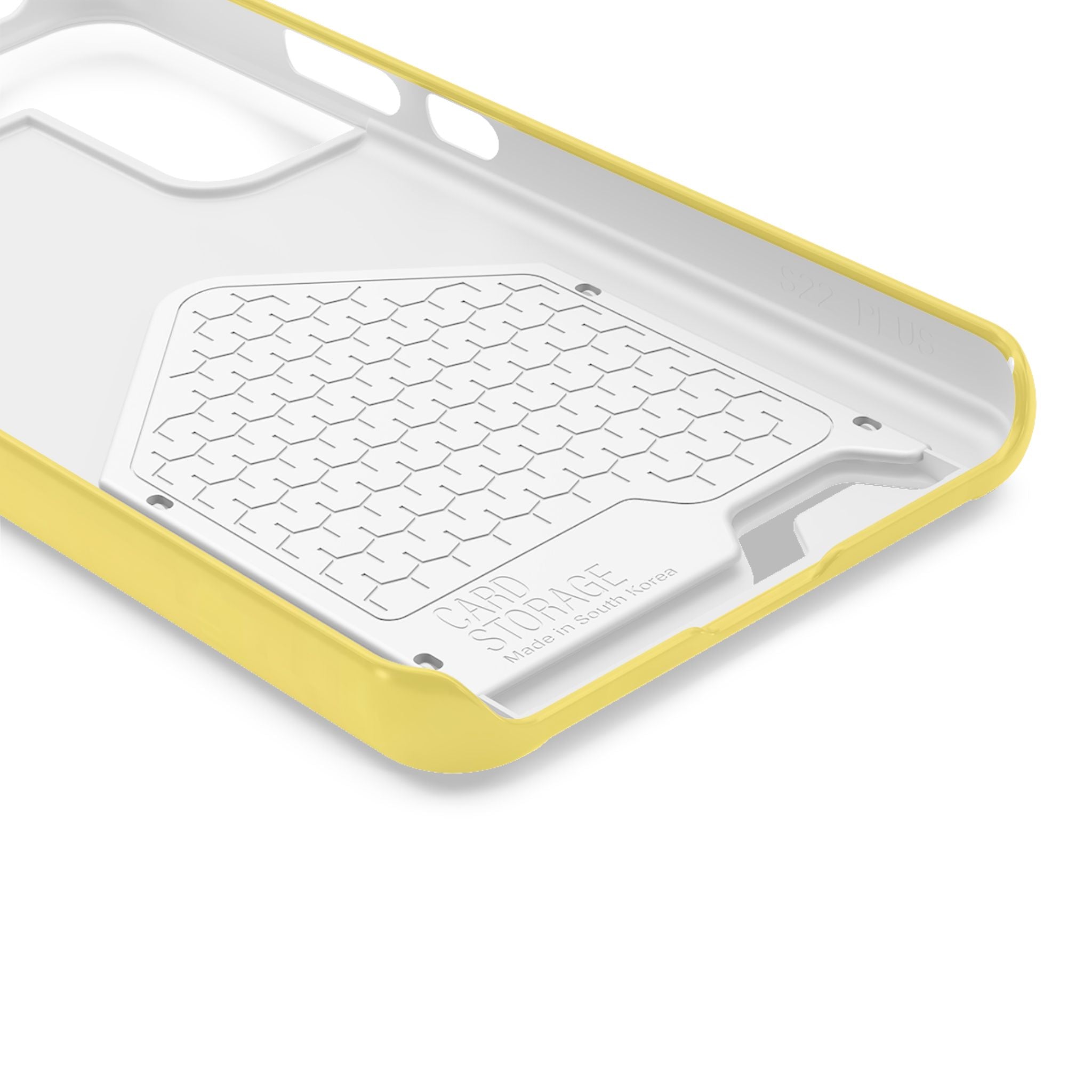 Yellow Card-Holder Phone Case
