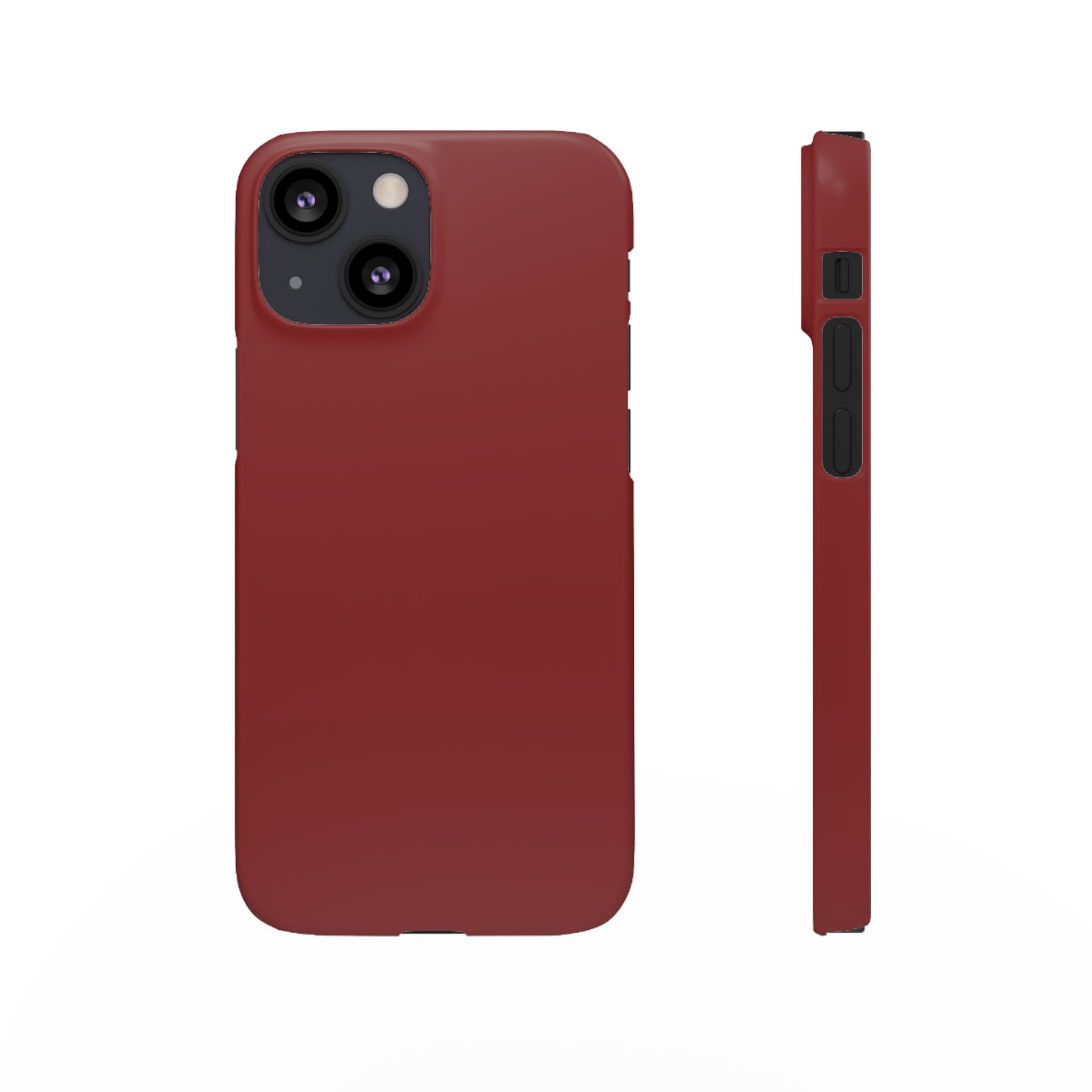Dark Red Snap Phone Case