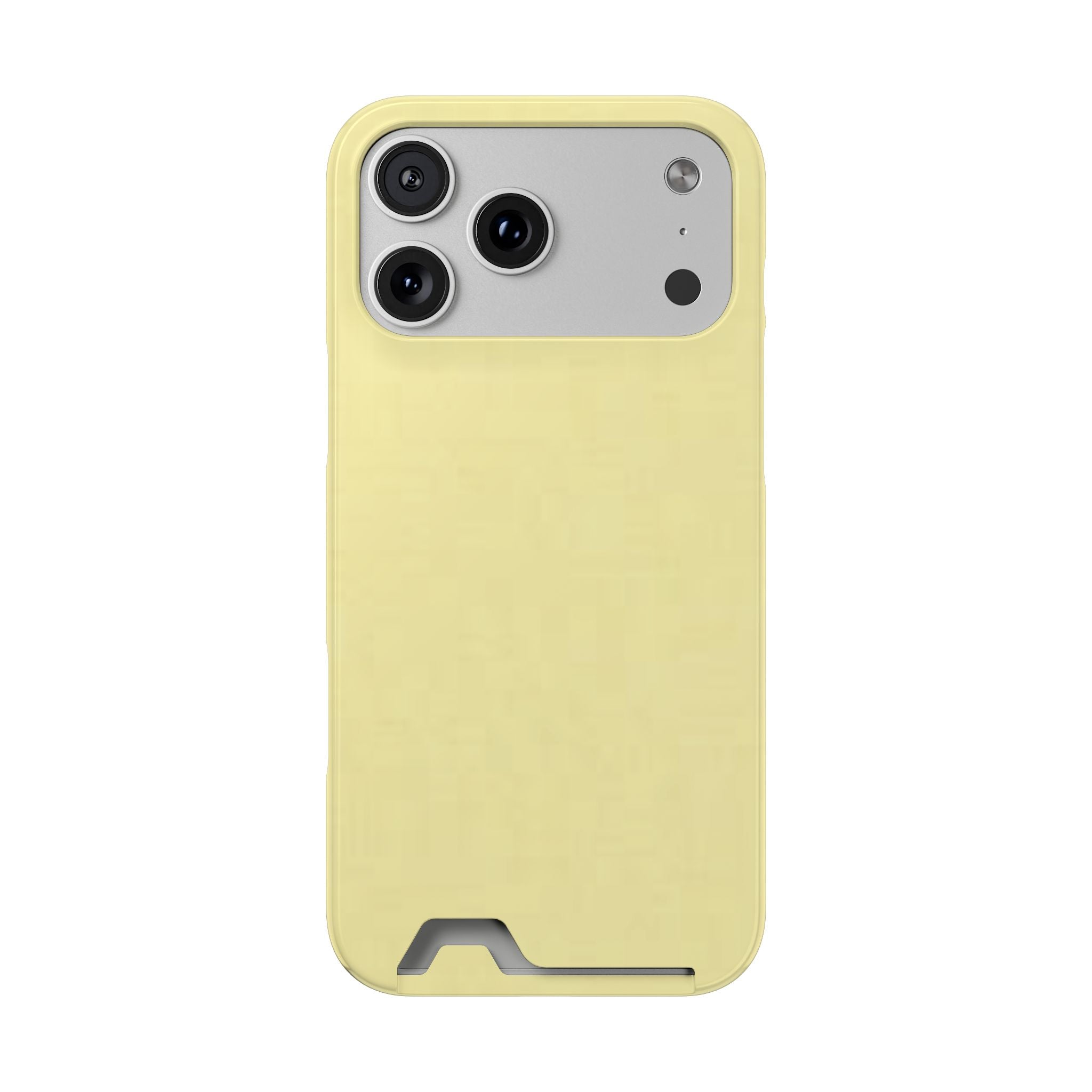 Pale Yellow Card-Holder Phone Case