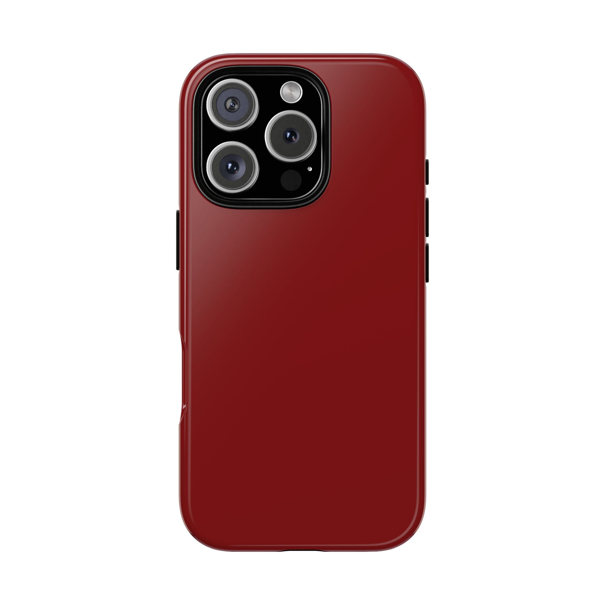 Dark Red Protective Phone Case