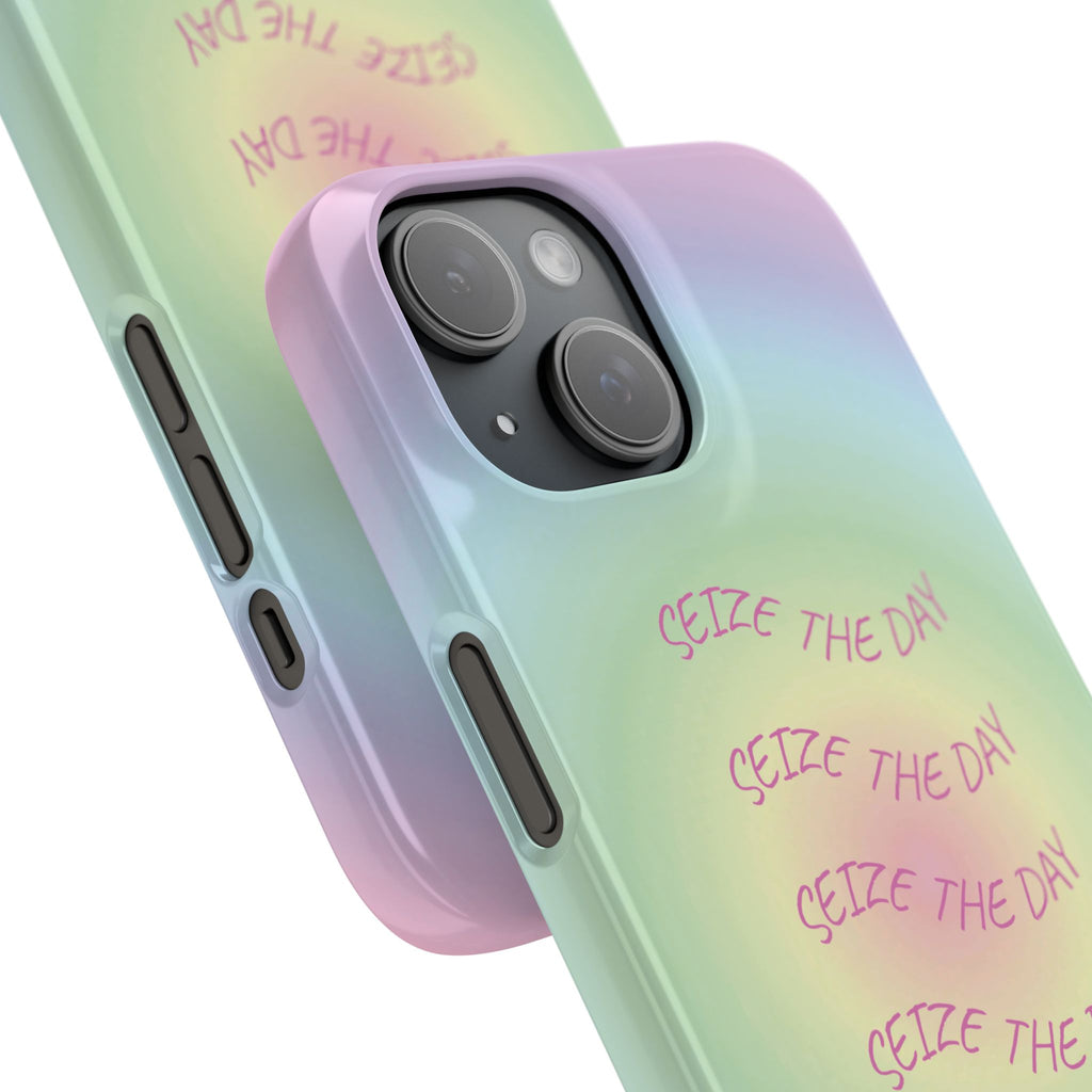 Carpe Diem Bermuda Halo Gradient Snap Phone Case