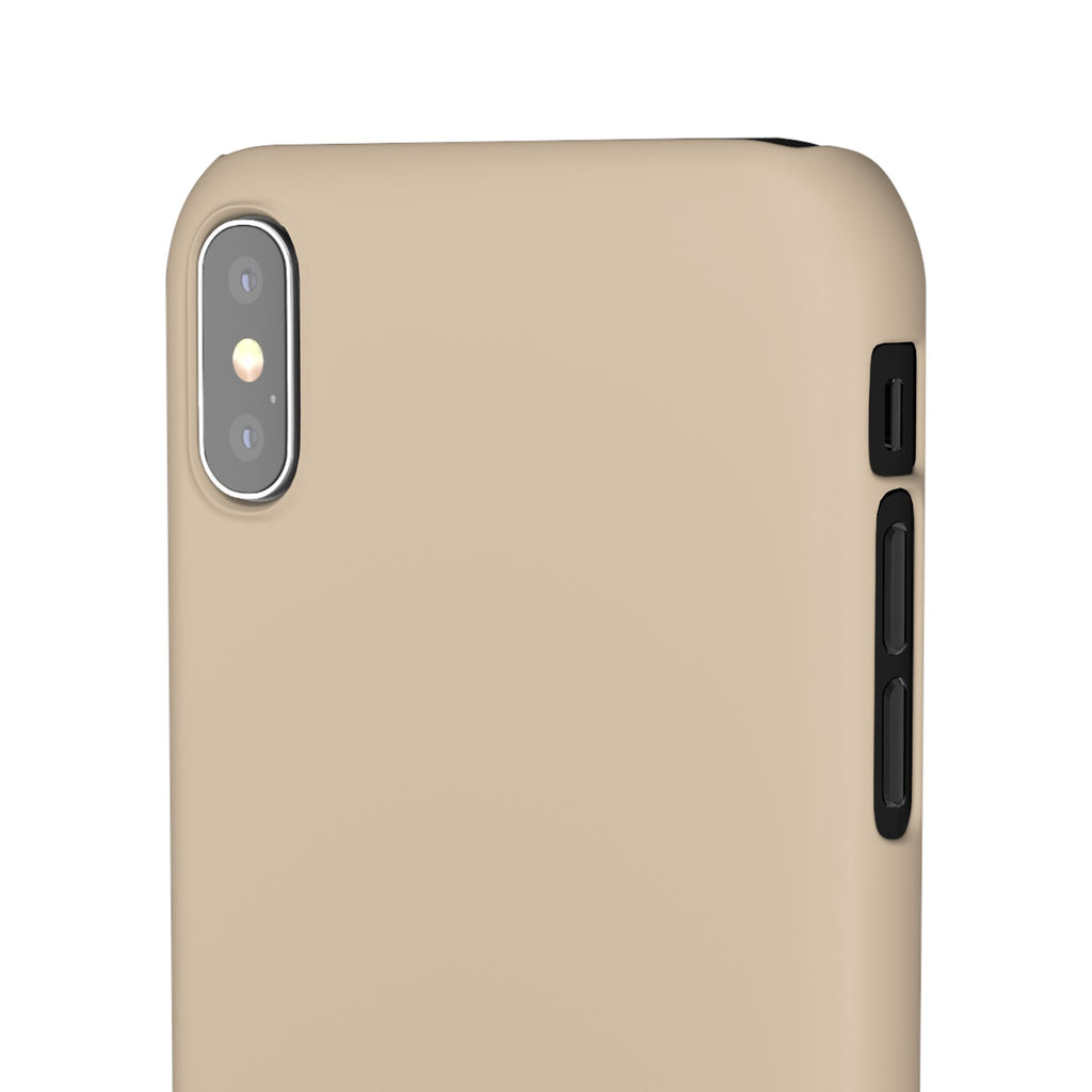 Beige Snap Phone Case