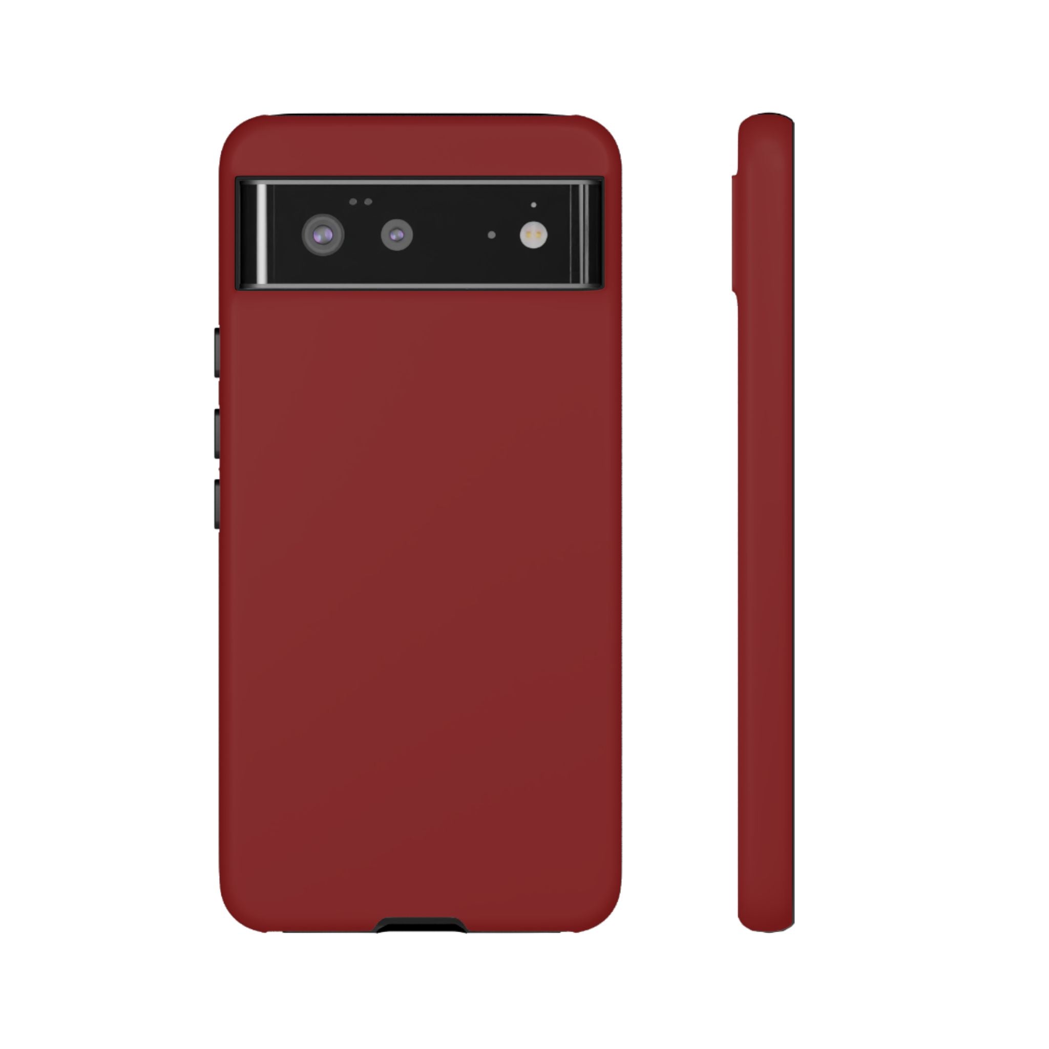 Dark Red Protective Phone Case