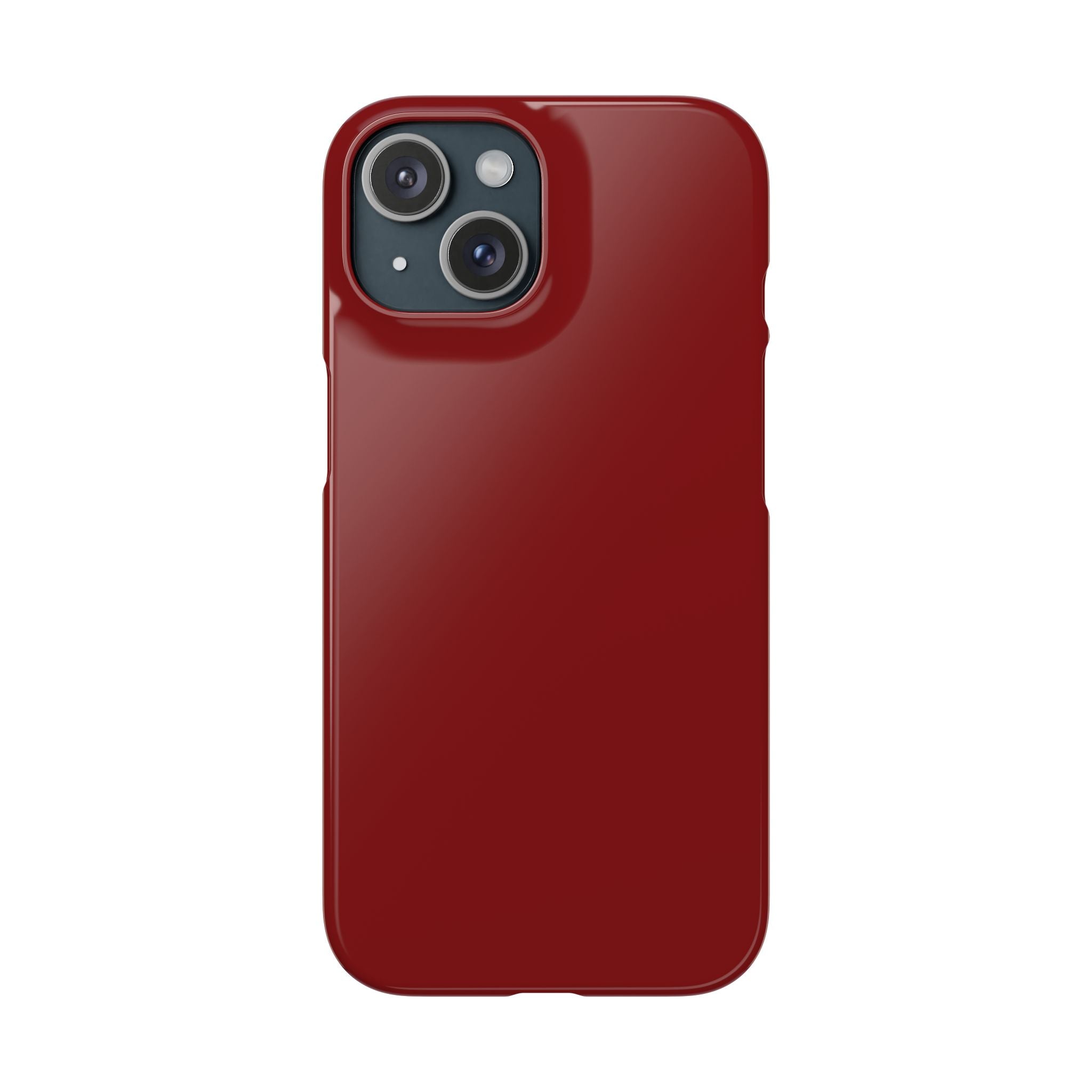 Dark Red Snap Phone Case
