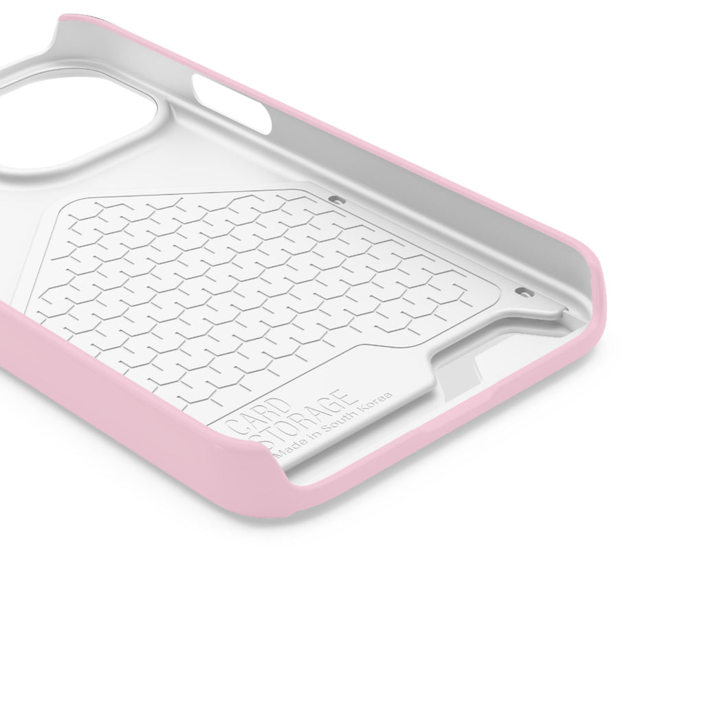 Pale Pink Card-Holder Phone Case