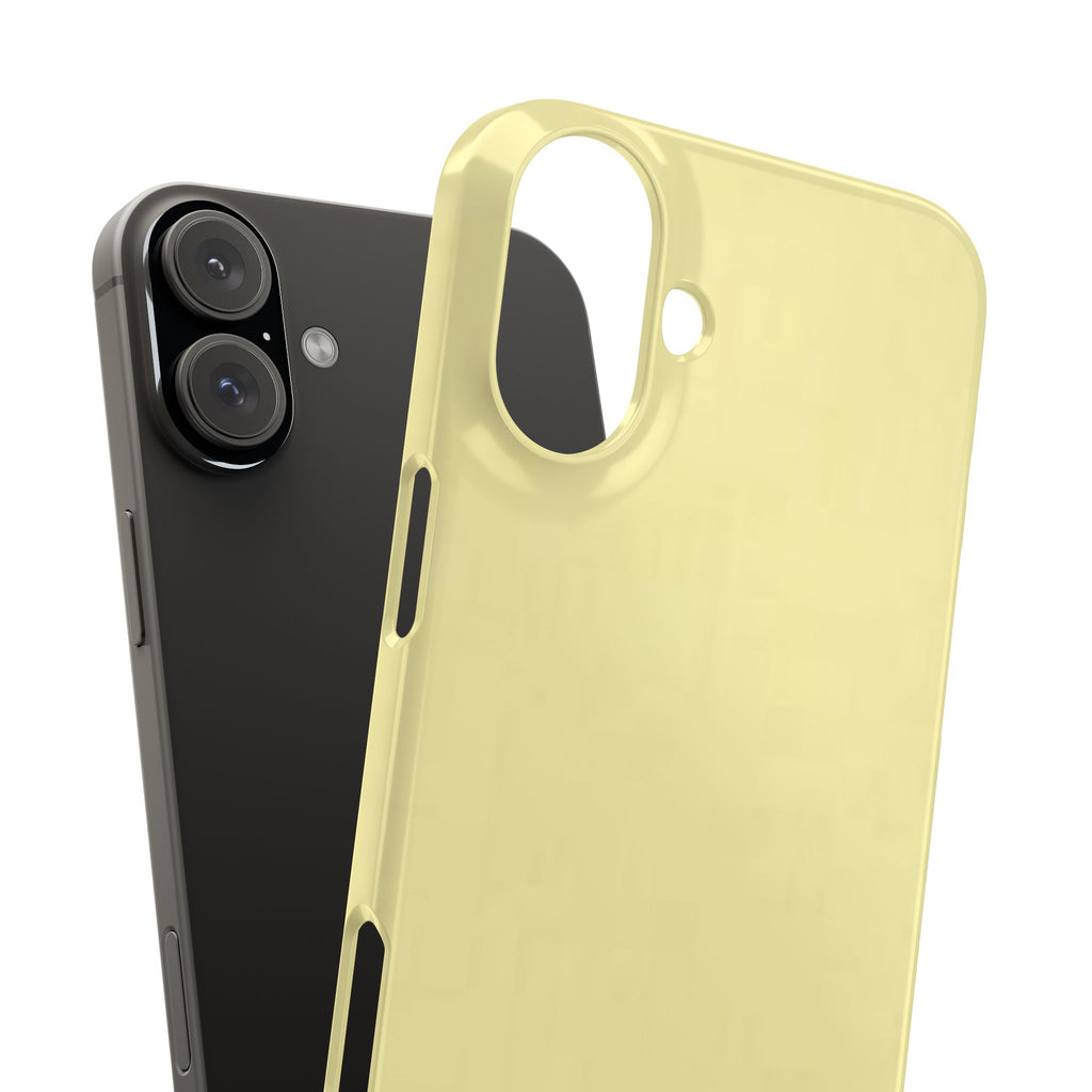 Pale Yellow Snap Phone Case