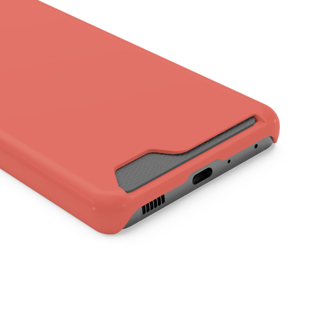 Coral Cardholder Phone Case