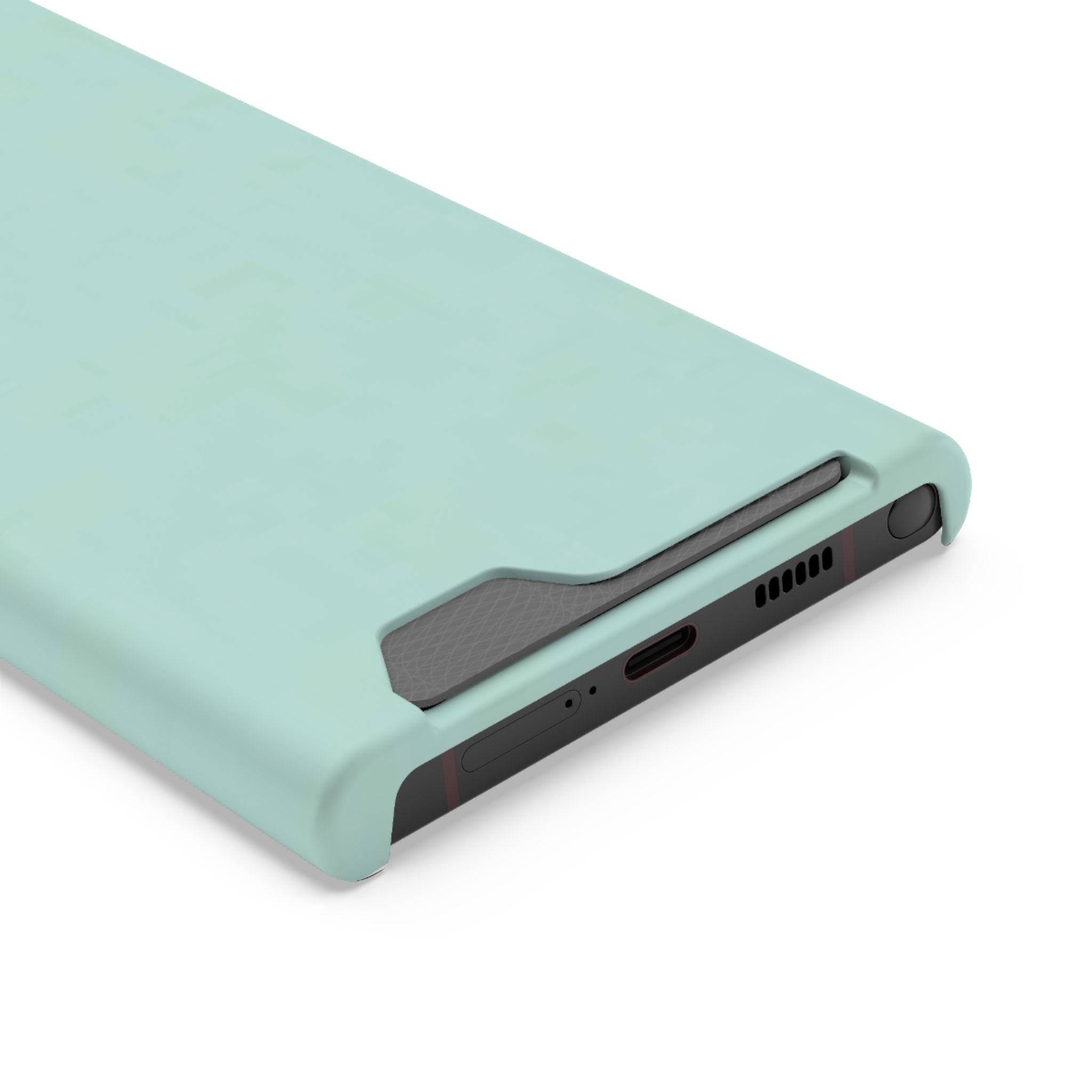 Light Mint Card Holder Phone Case