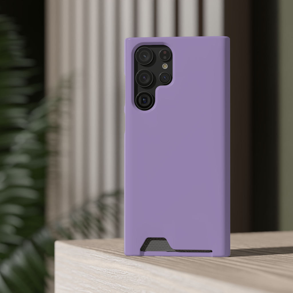 Lilac Card Holder Phone Case