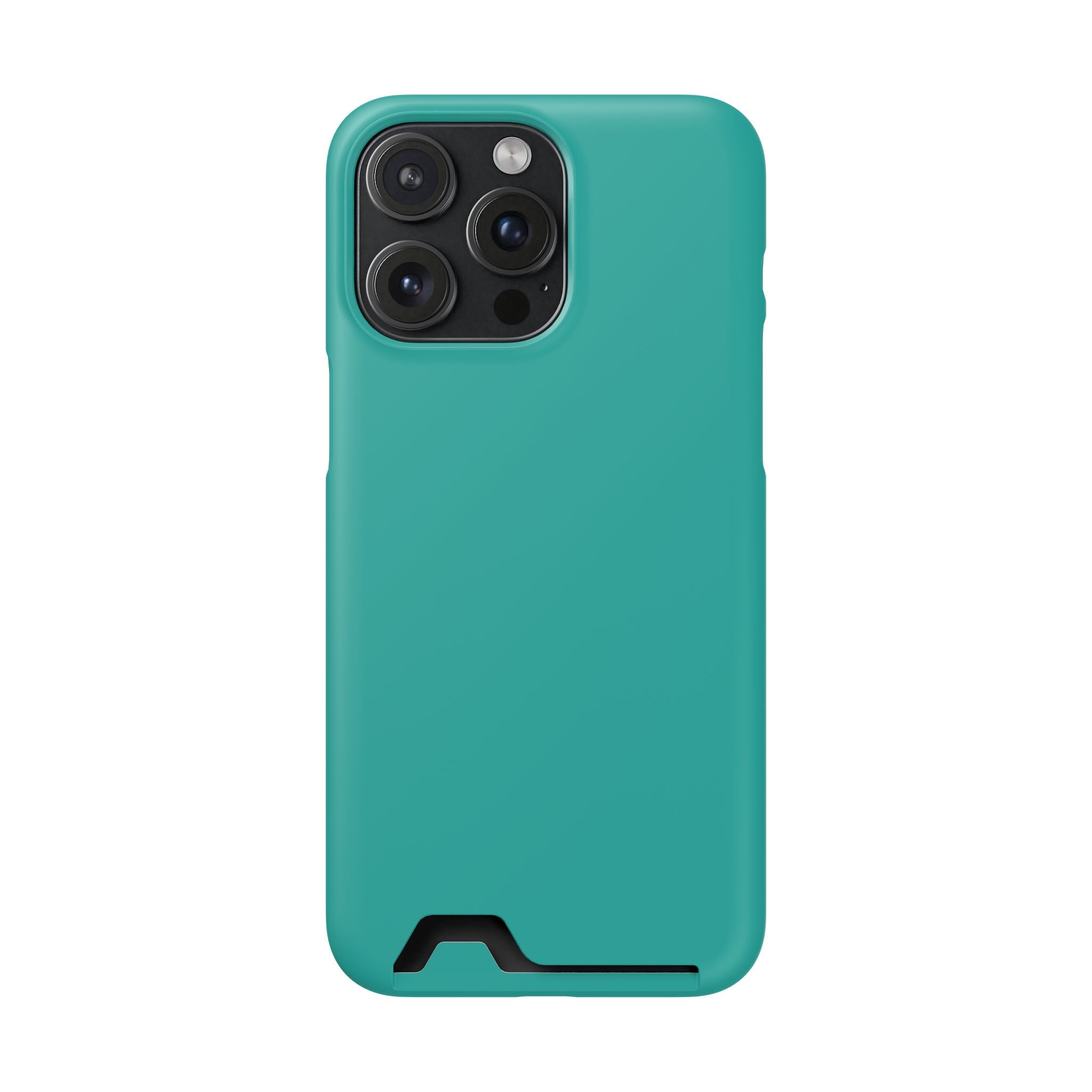Teal Card-Holder Phone Case