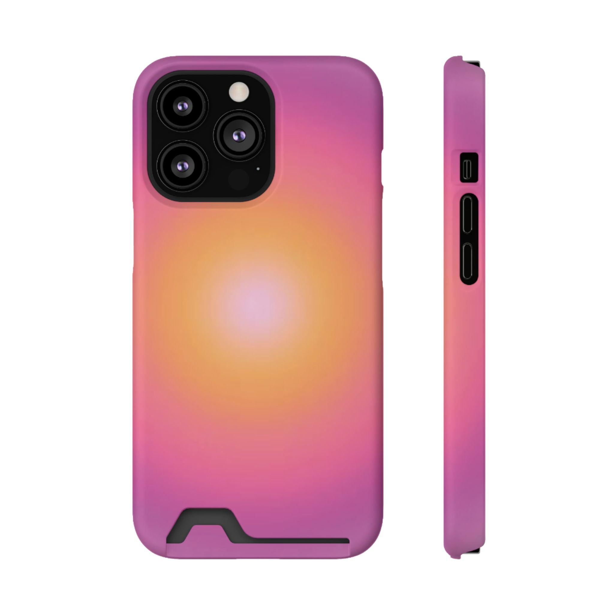 Sunset Gradient Phone Case with Card Holder