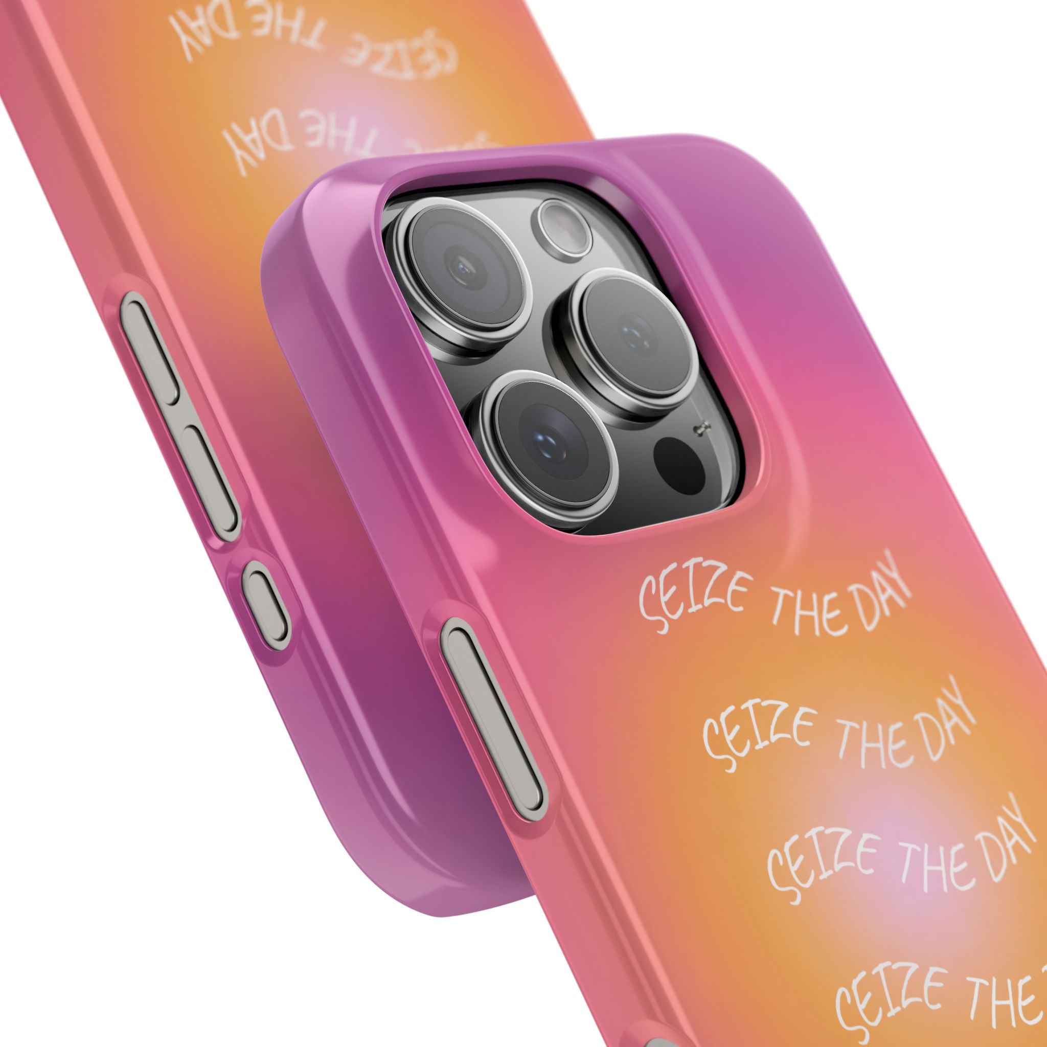 Carpe Diem Sunburst Gradient Snap Phone Case