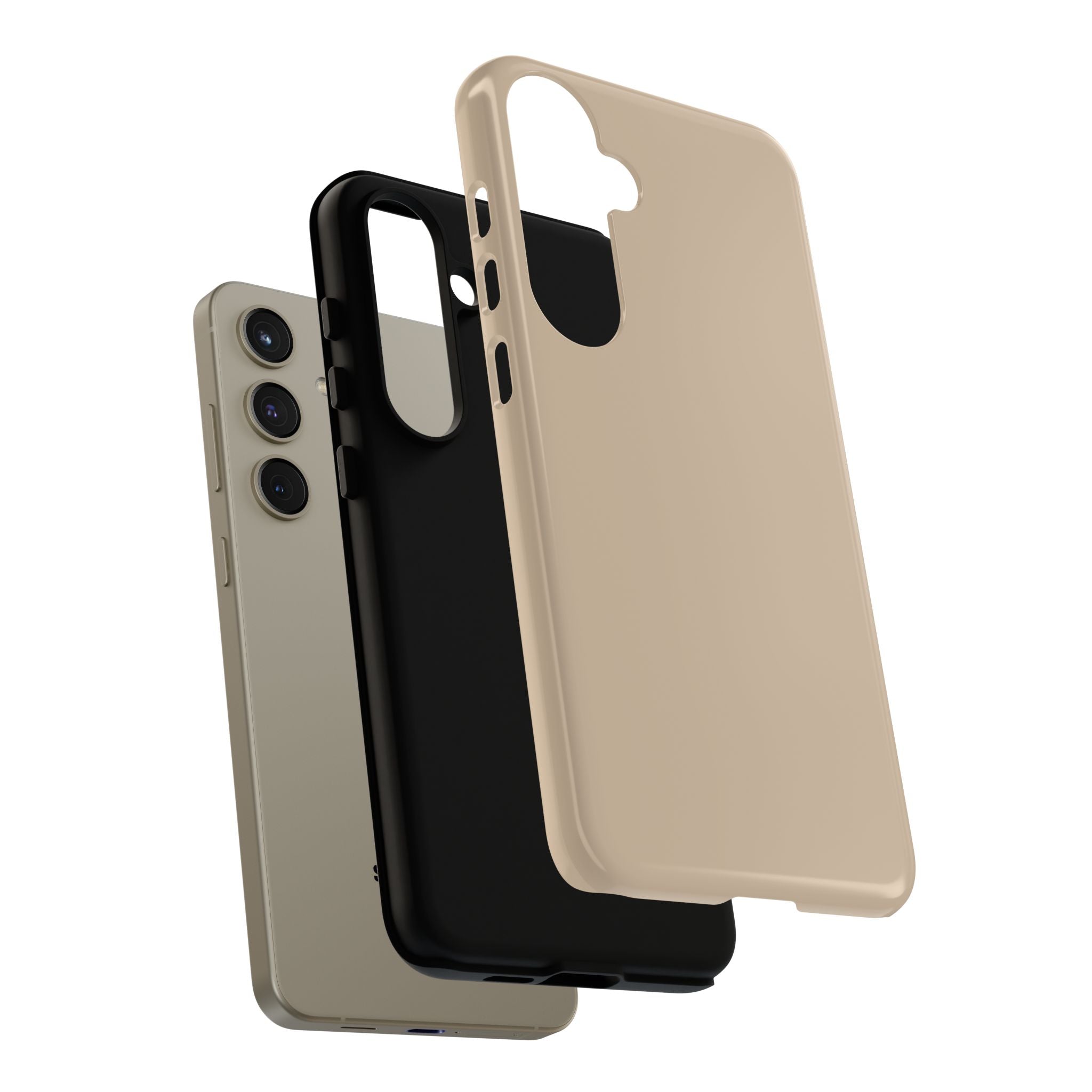 Beige Protective Phone Case