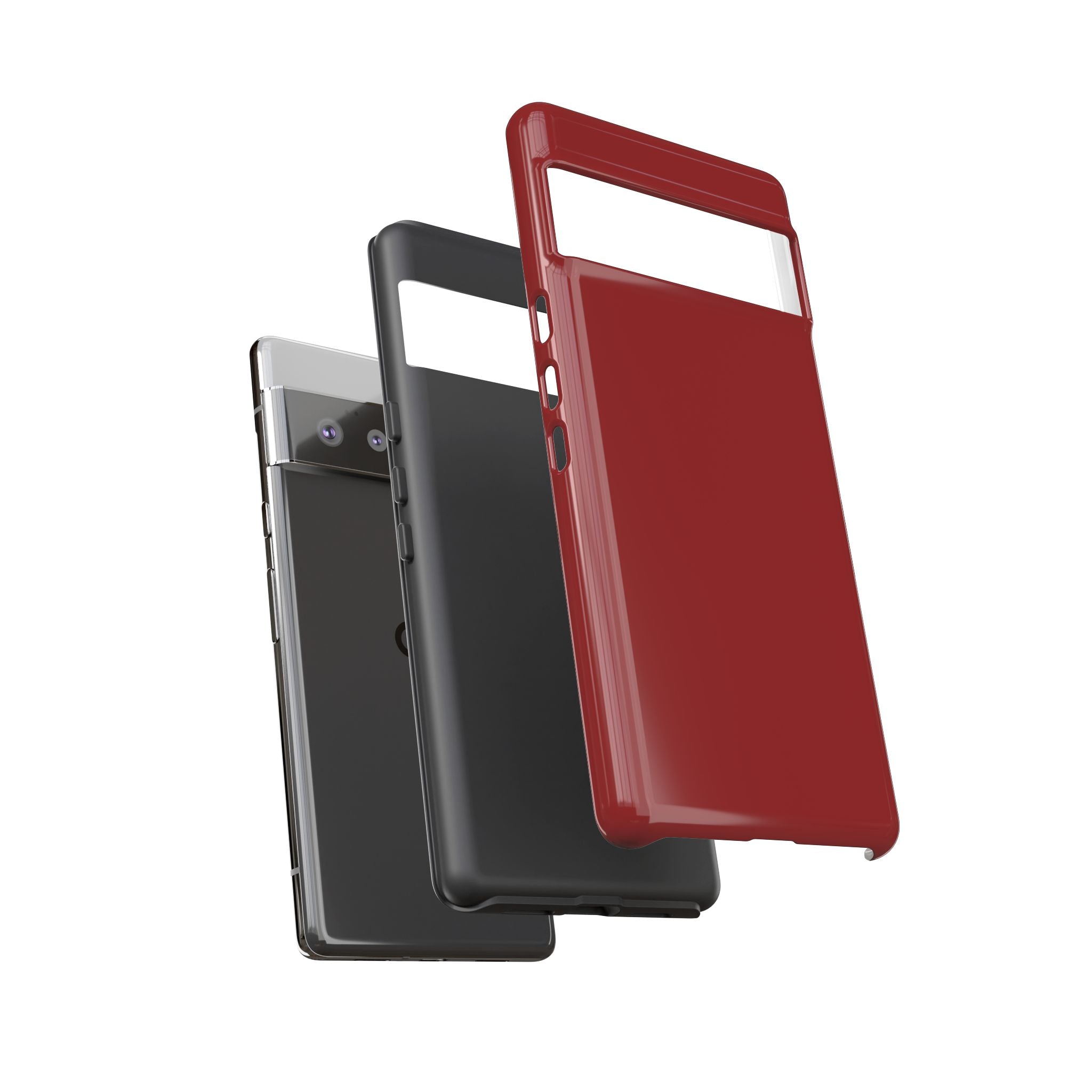 Dark Red Protective Phone Case