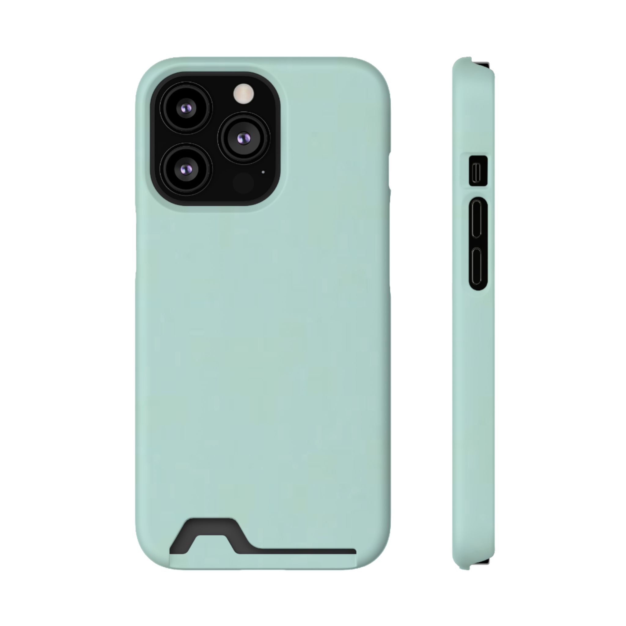 Light Mint Card Holder Phone Case