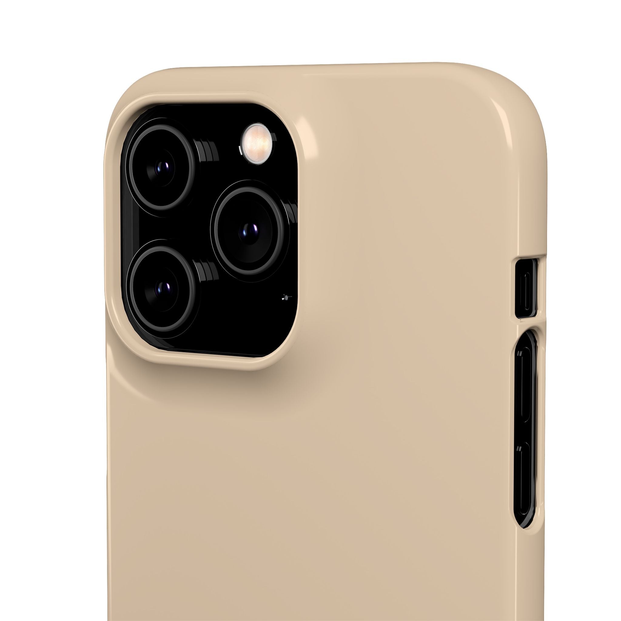 Beige Snap Phone Case