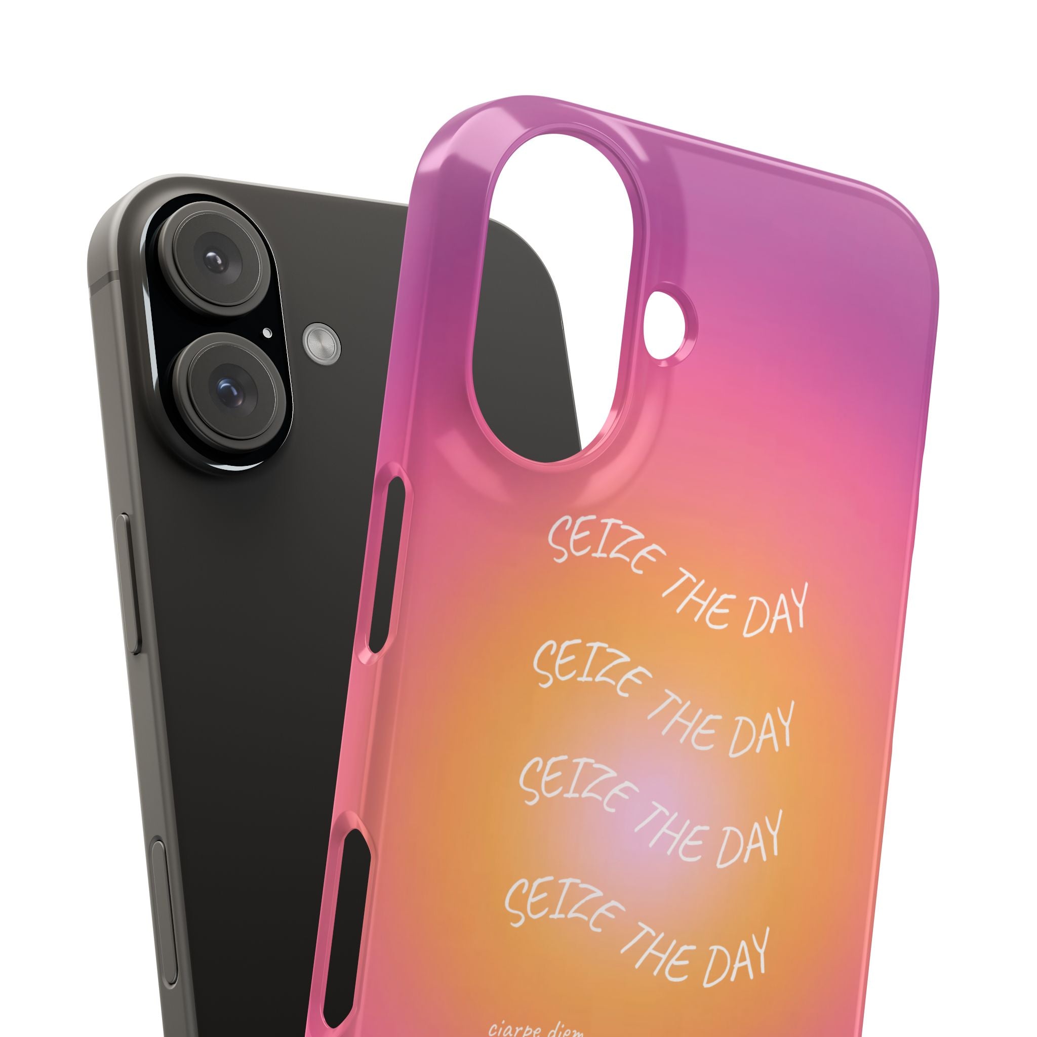 Carpe Diem Sunburst Gradient Snap Phone Case