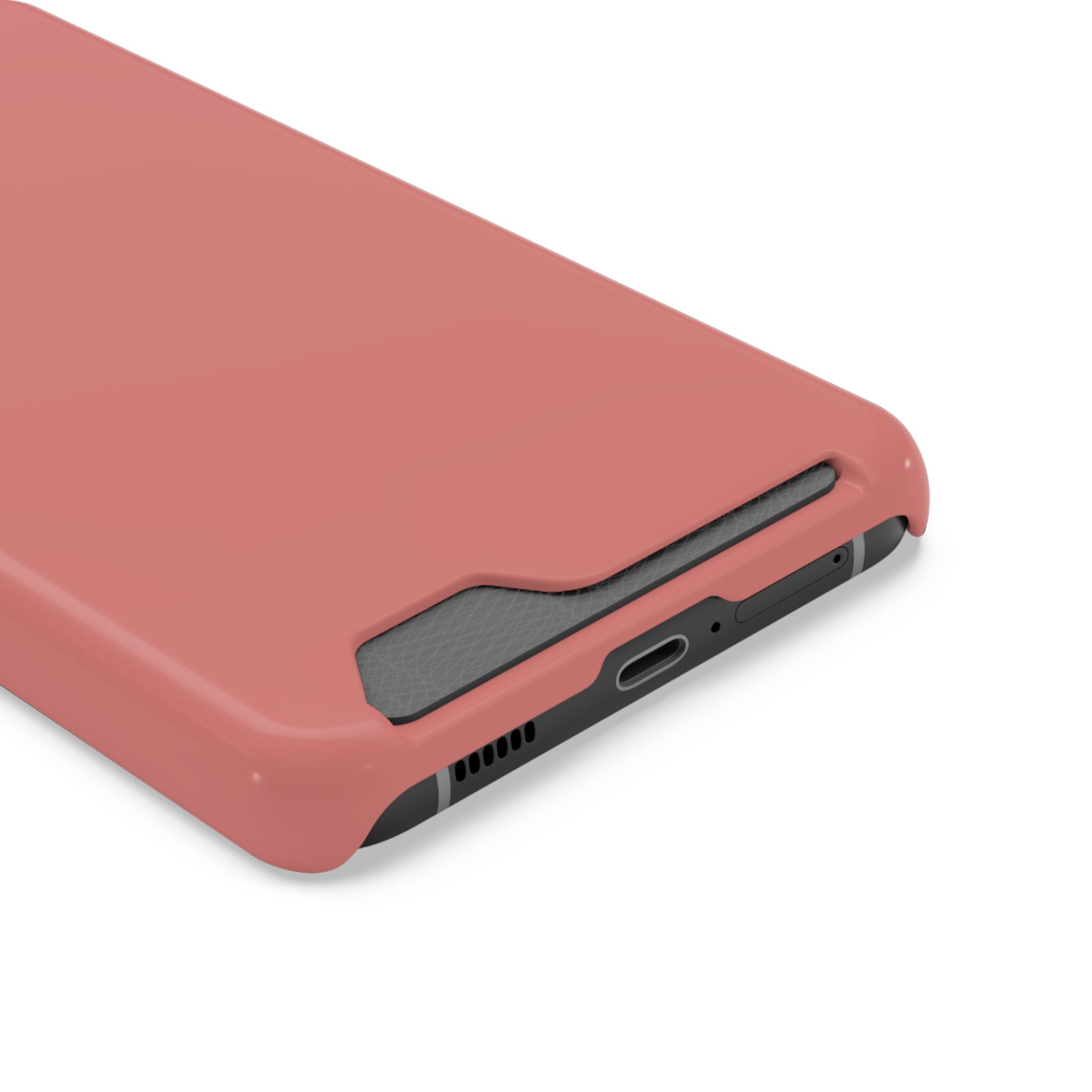 Frosty Pink Card Holder Phone Case