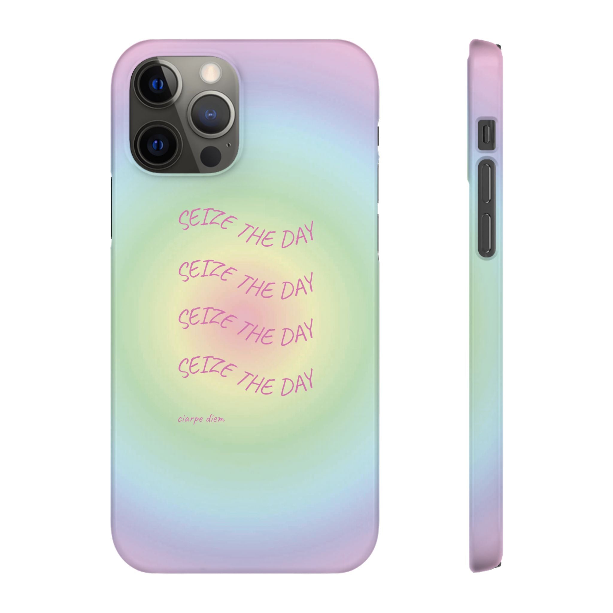 Carpe Diem Bermuda Halo Gradient Snap Phone Case