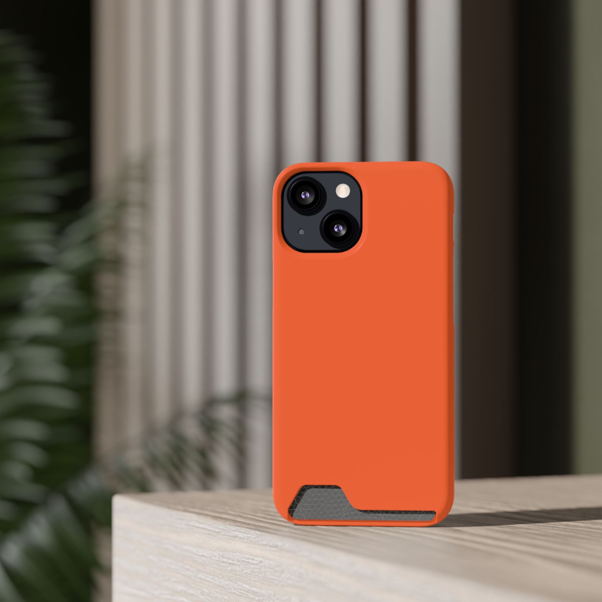 Orange Card-Holder Phone Case