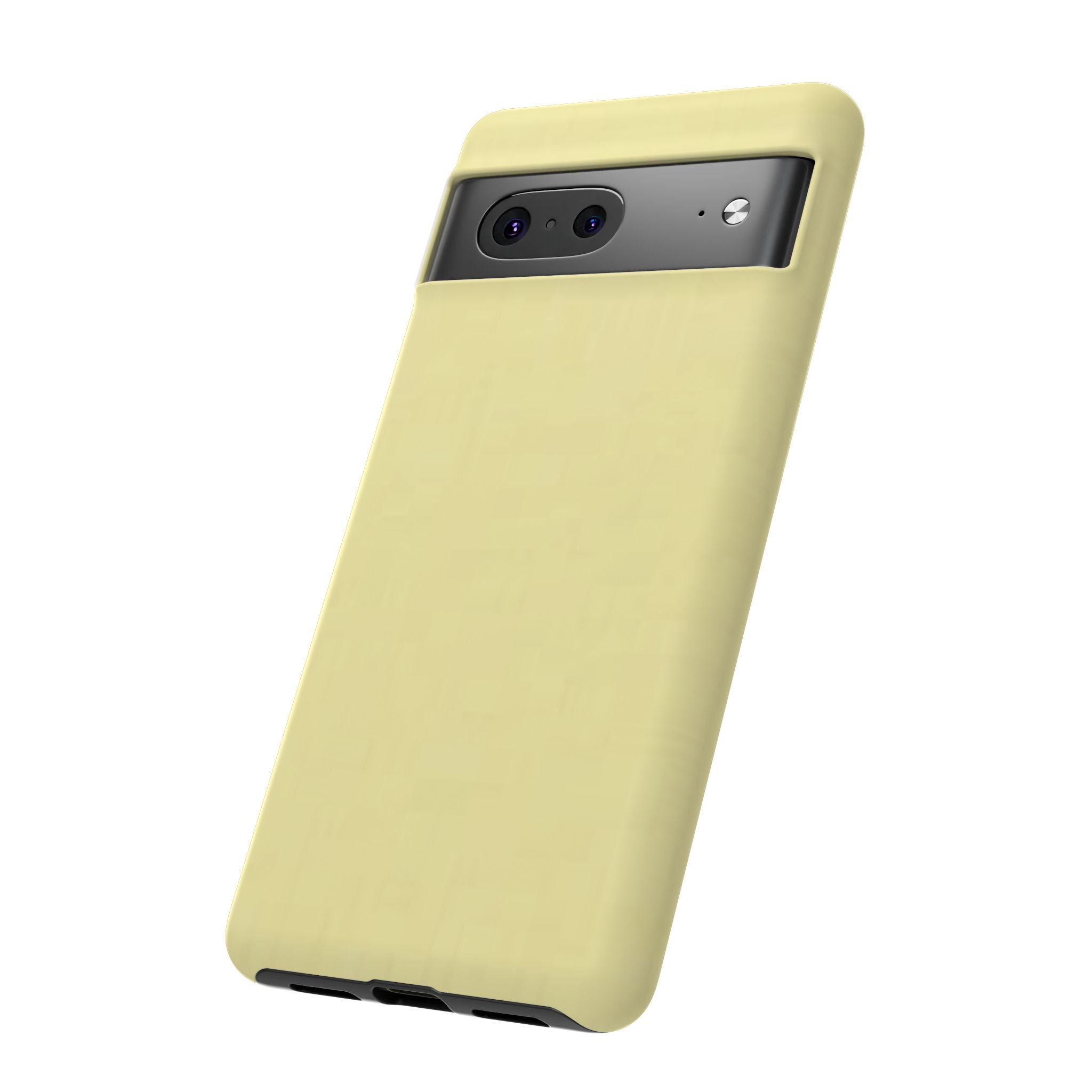 Pale Yellow Protective Phone Case